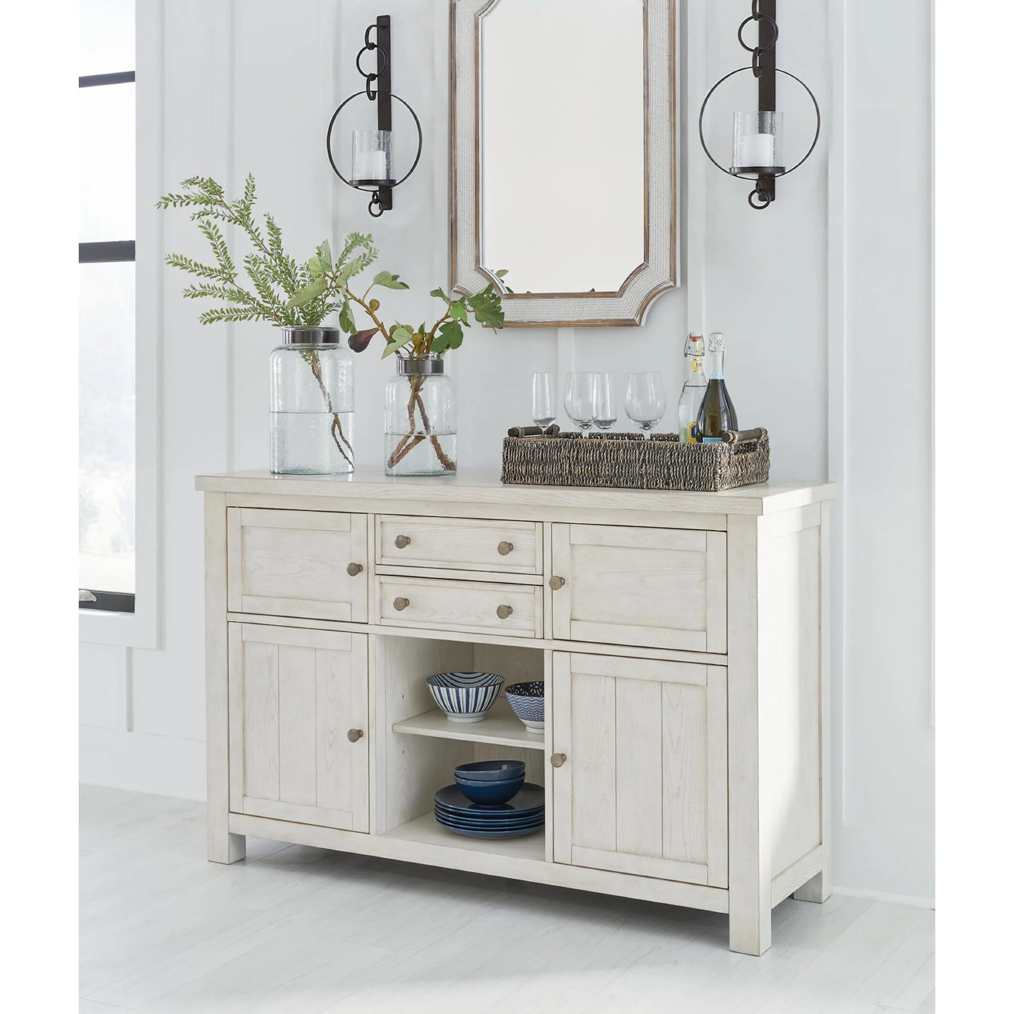 Robbinsdale Dining Server - Antique White - (D642-60) - Image 13