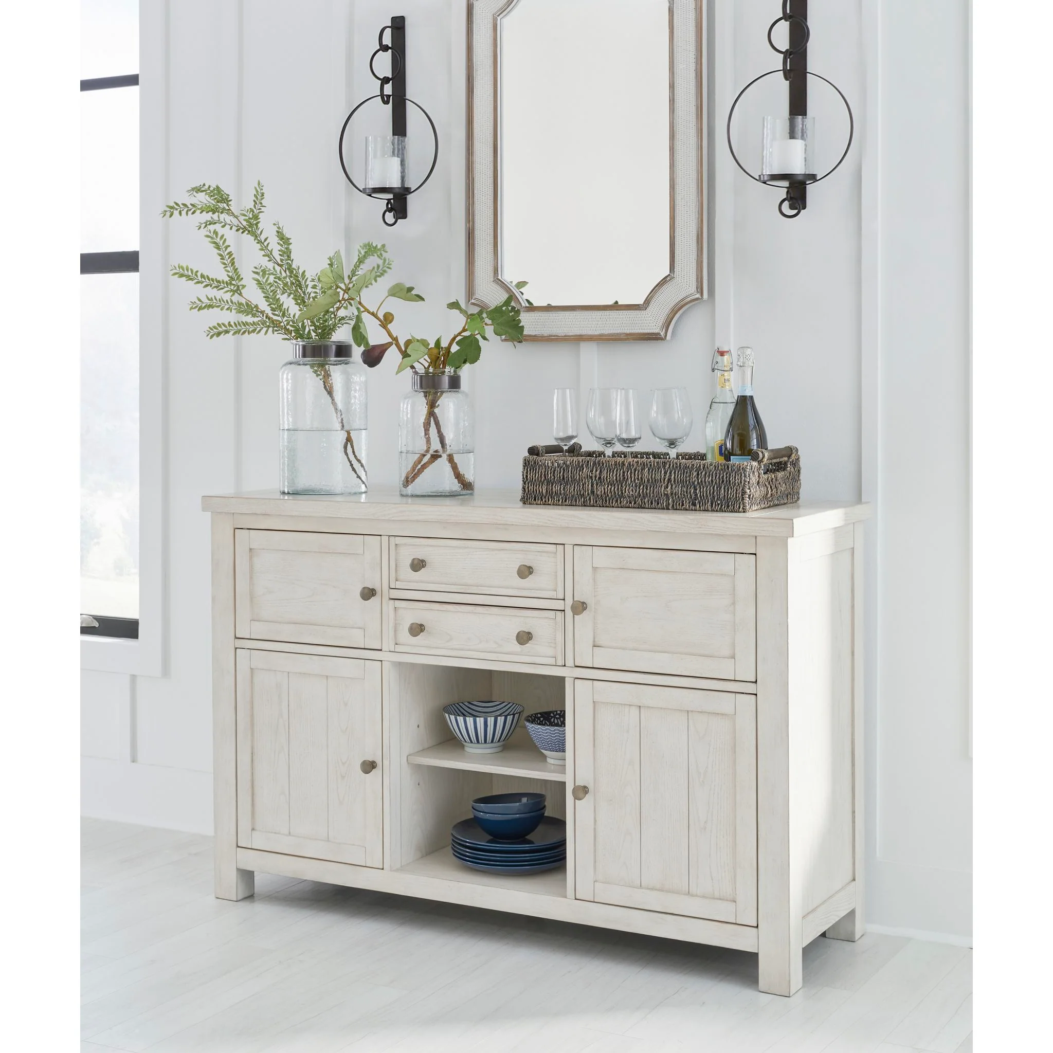 Robbinsdale Dining Server - Antique White - (D642-60) - Image 2