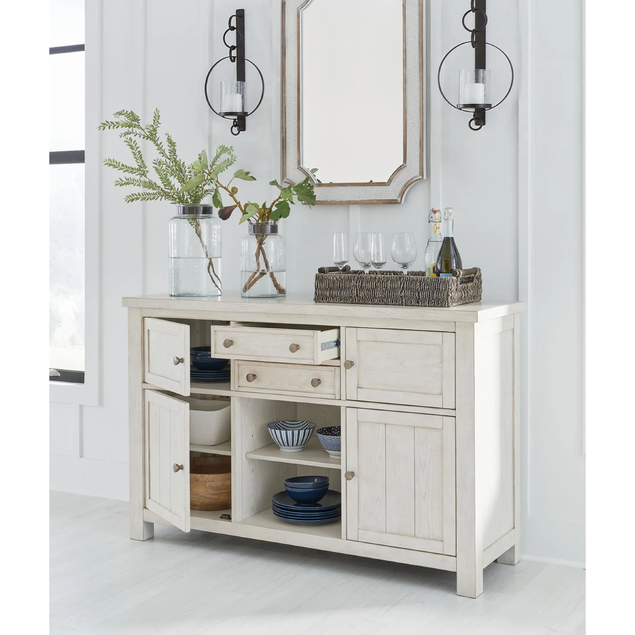 Robbinsdale Dining Server - Antique White - (D642-60) - Image 30