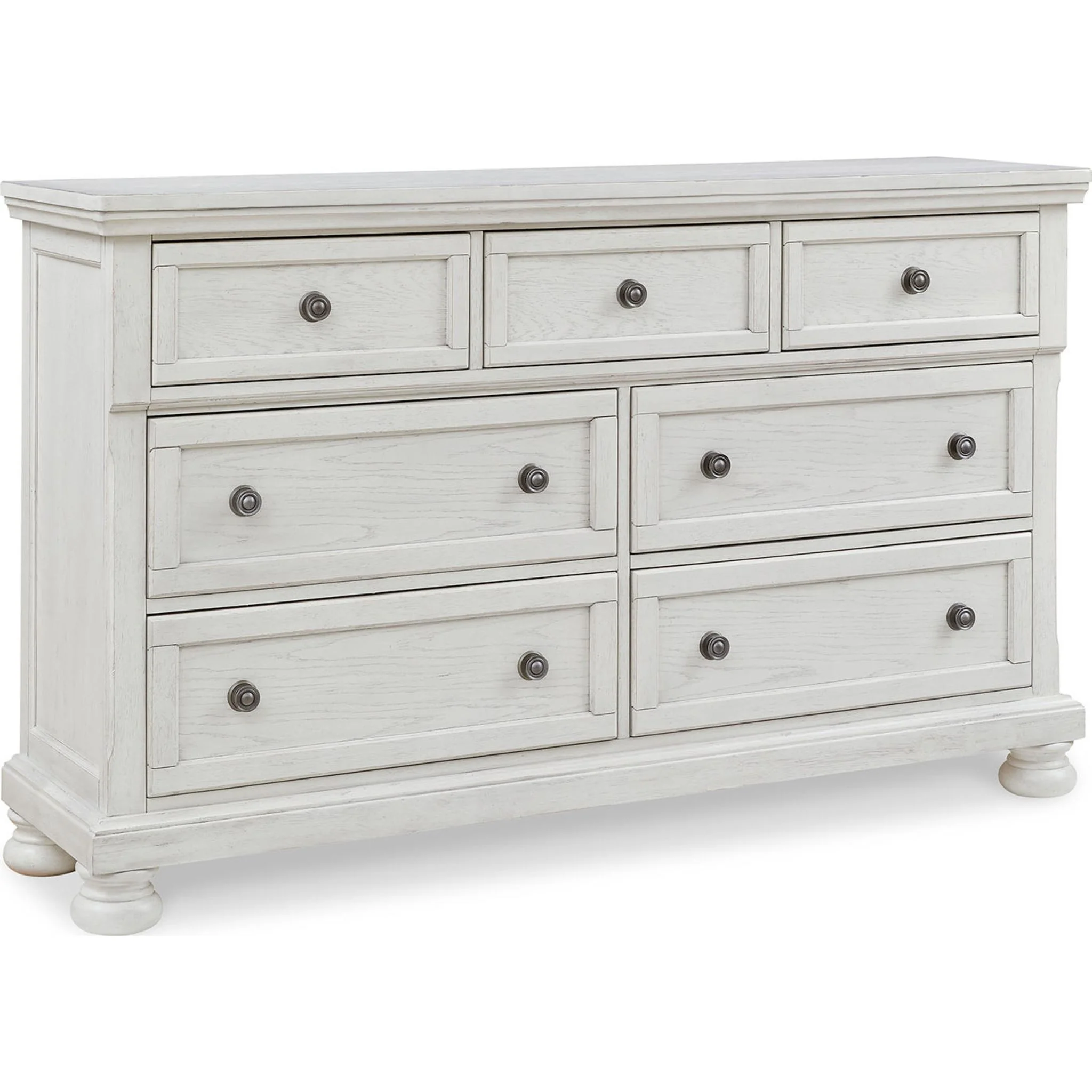 Robbinsdale Dresser and Mirror - Antique White - Image 17