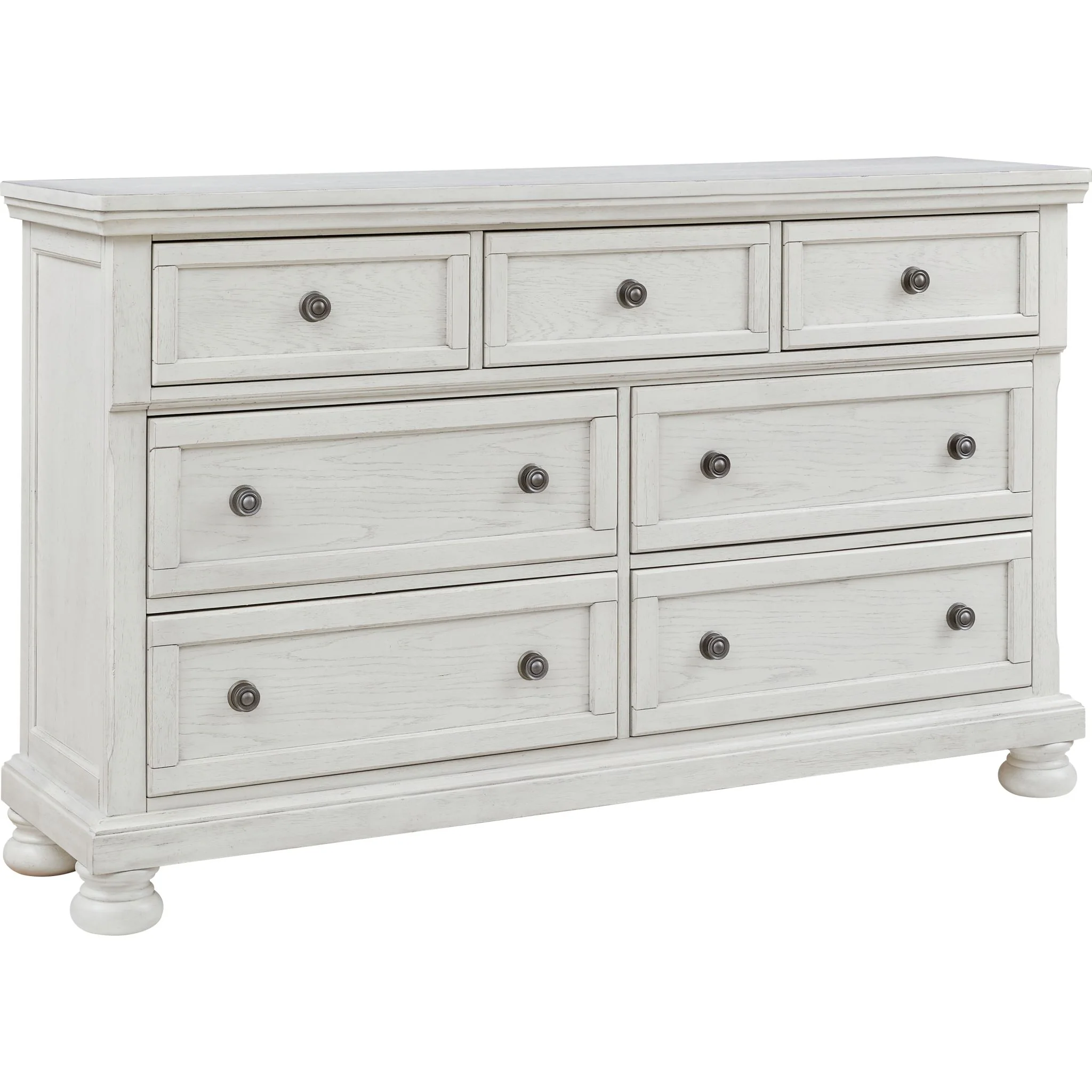 Robbinsdale Dresser and Mirror - Antique White - Image 2