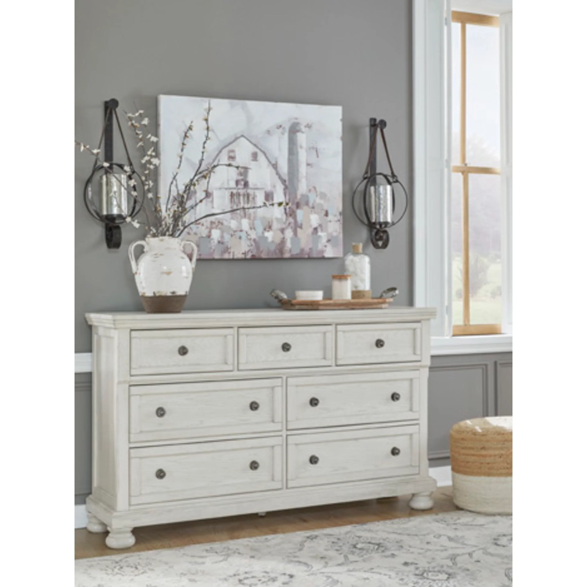 Robbinsdale Dresser - Antique White - Image 8