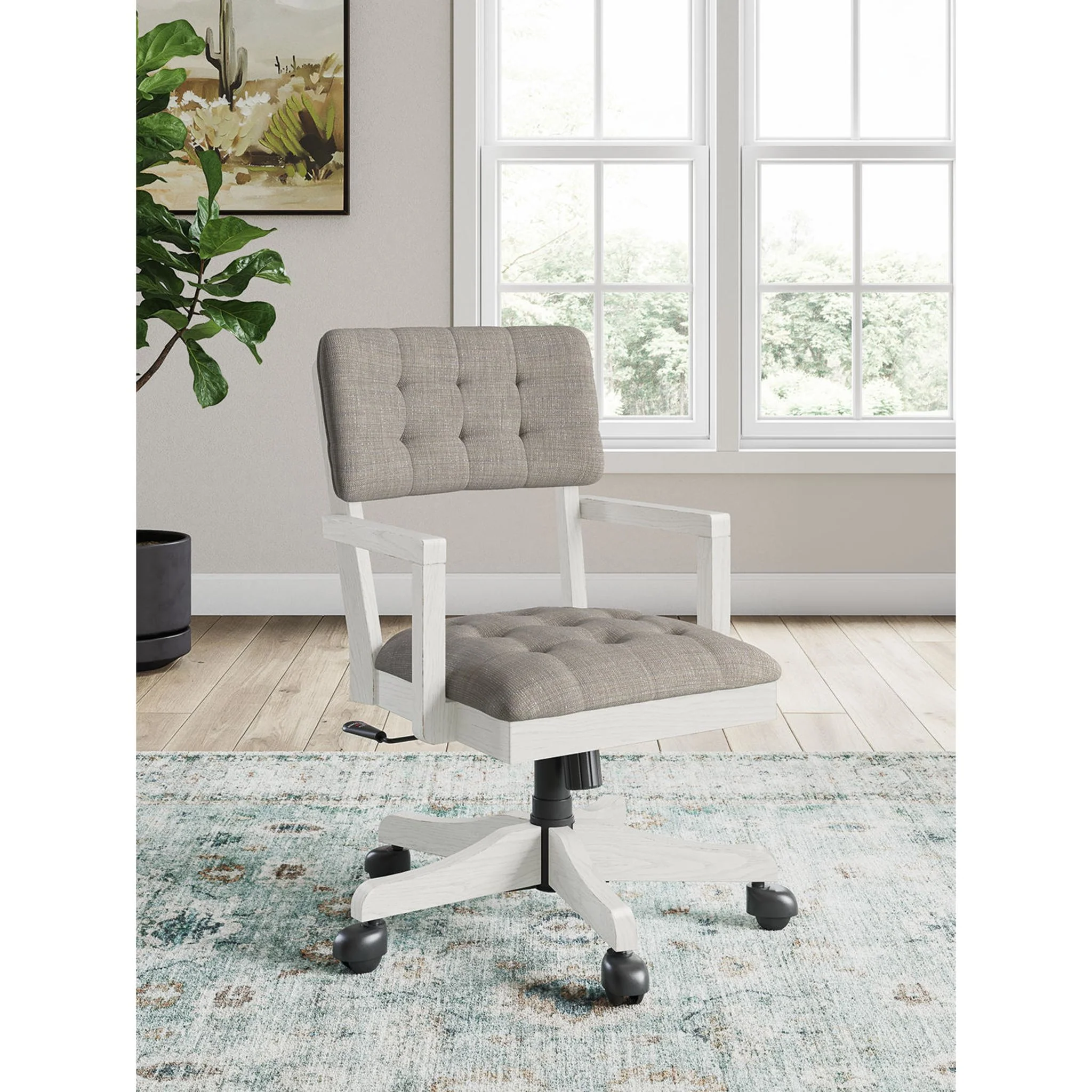 Robbinsdale Office Chair - Antique White - Image 10