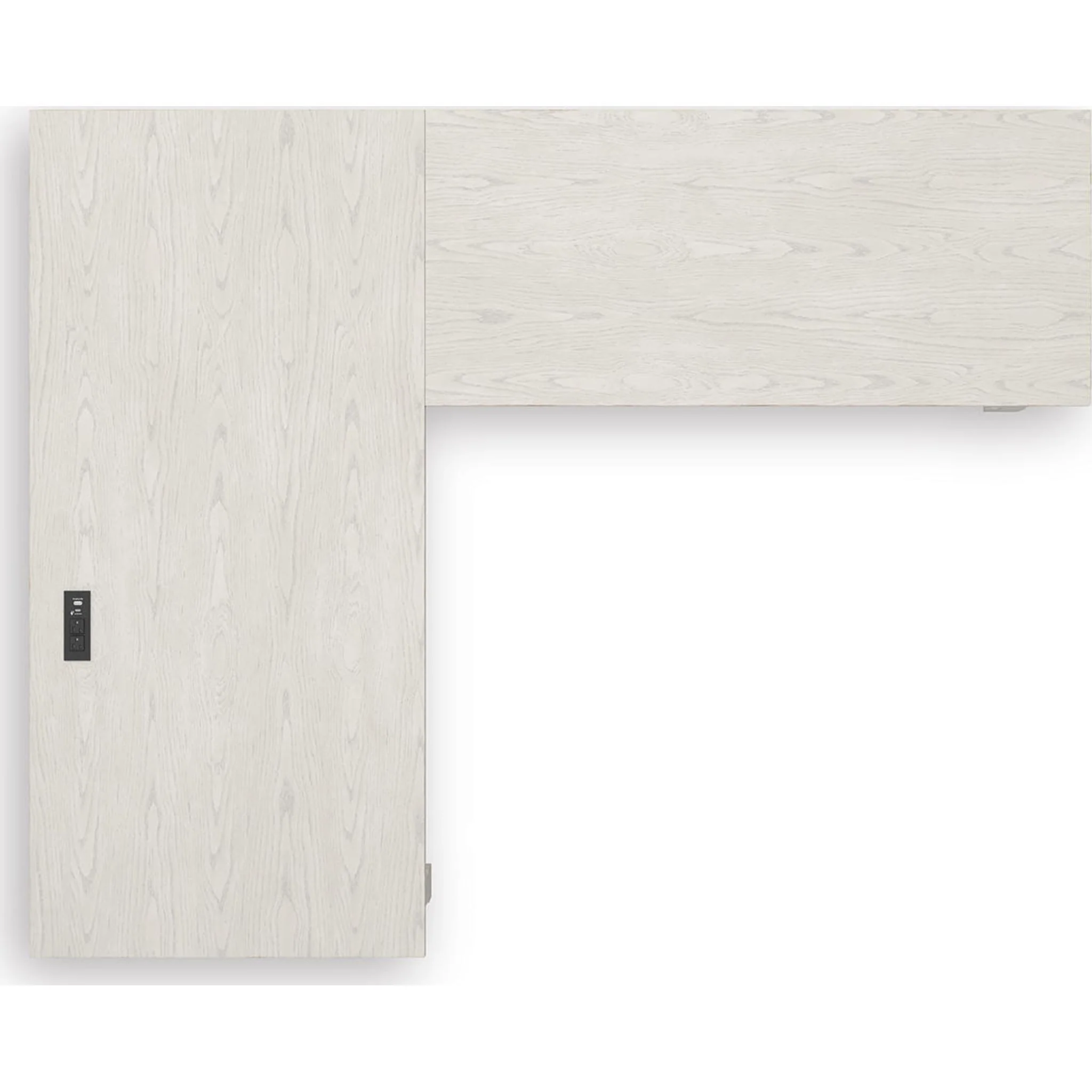 Robbinsdale L-Desk - Antique White - Image 11