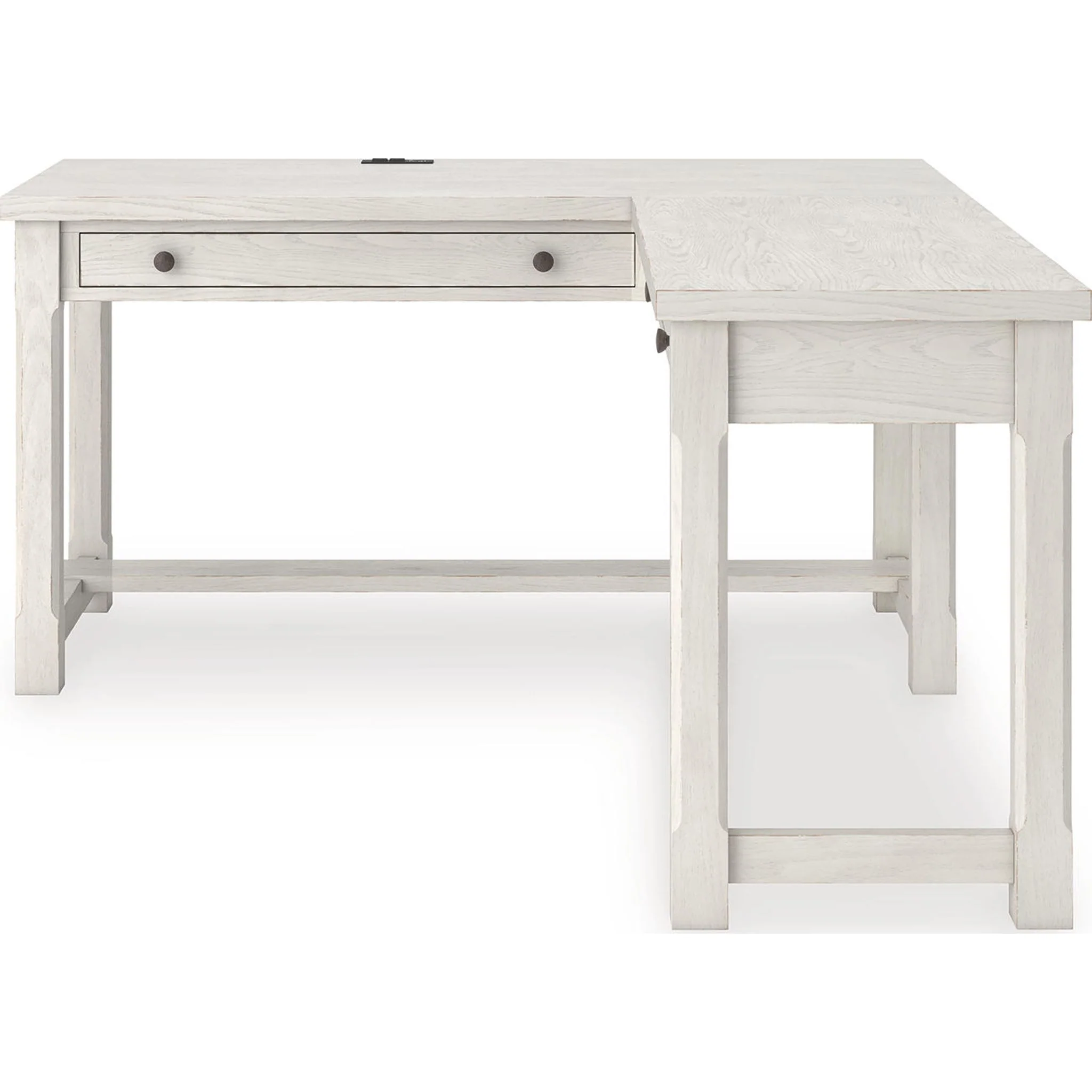 Robbinsdale L-Desk - Antique White - Image 9