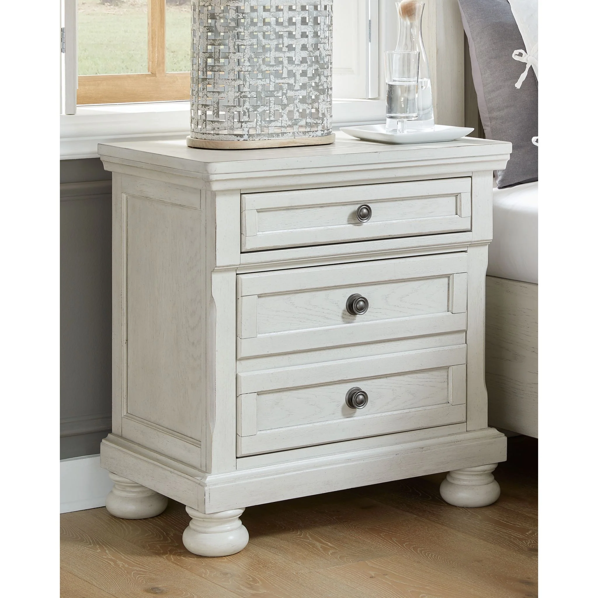 Robbinsdale Nightstand - Antique White - Image 2