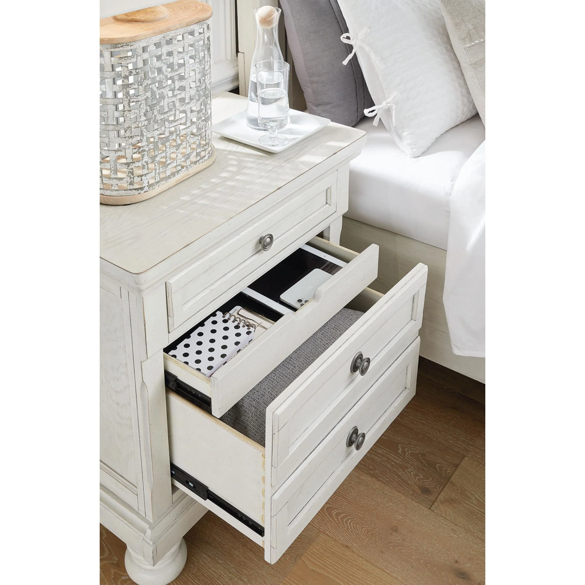 Robbinsdale Nightstand - Antique White - Image 22
