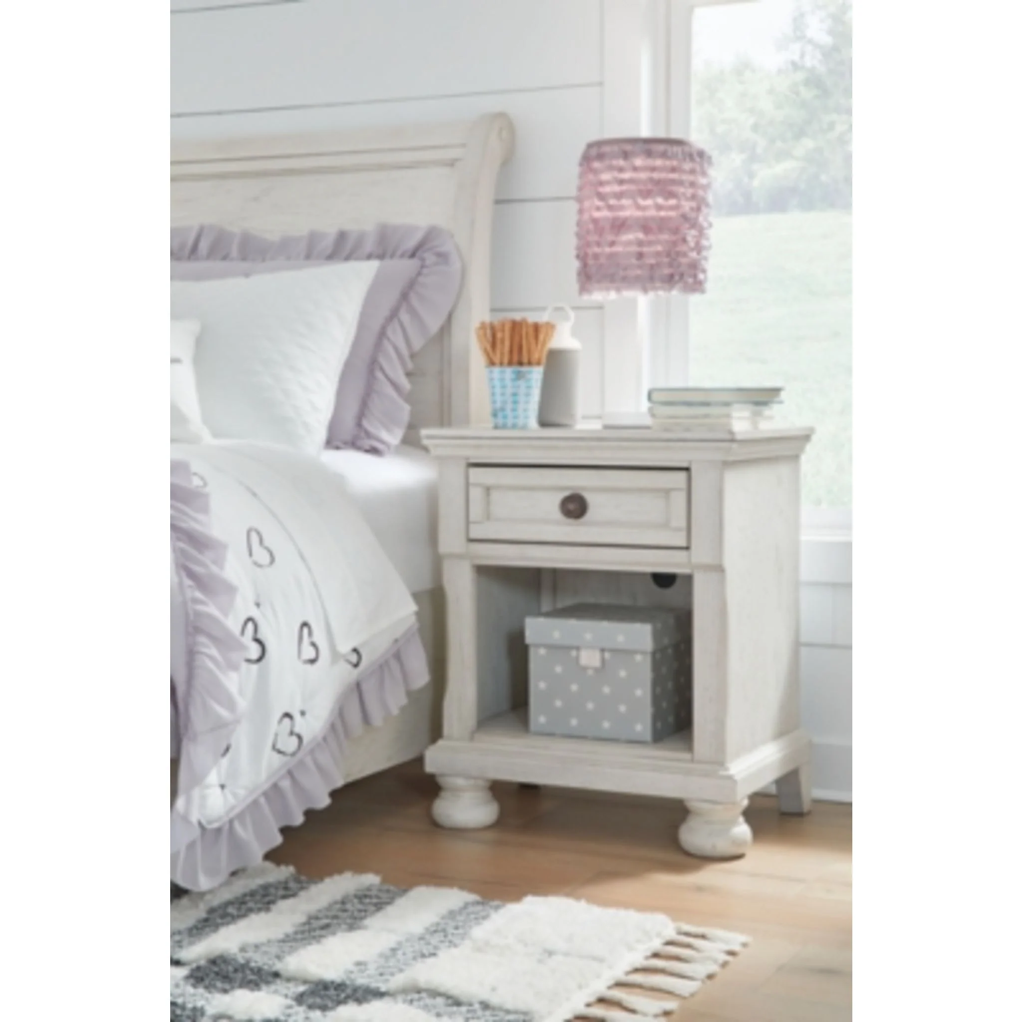 Robbinsdale Nightstand - Antique White - Image 9