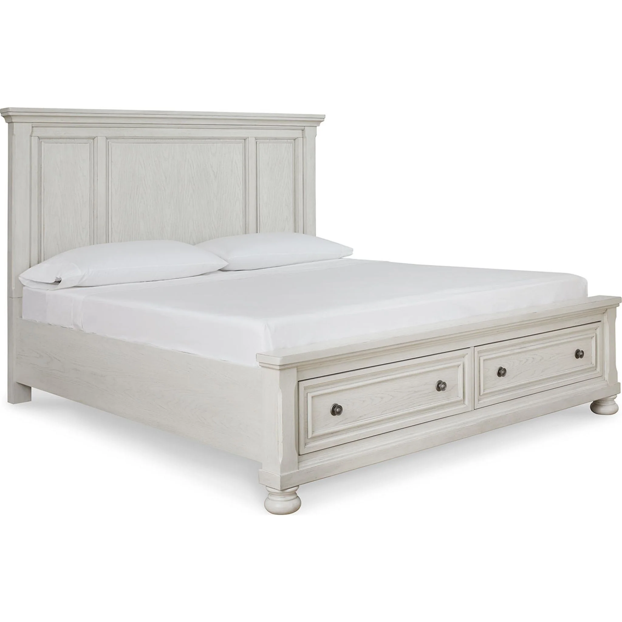 Robbinsdale Storage Bed - Antique White
