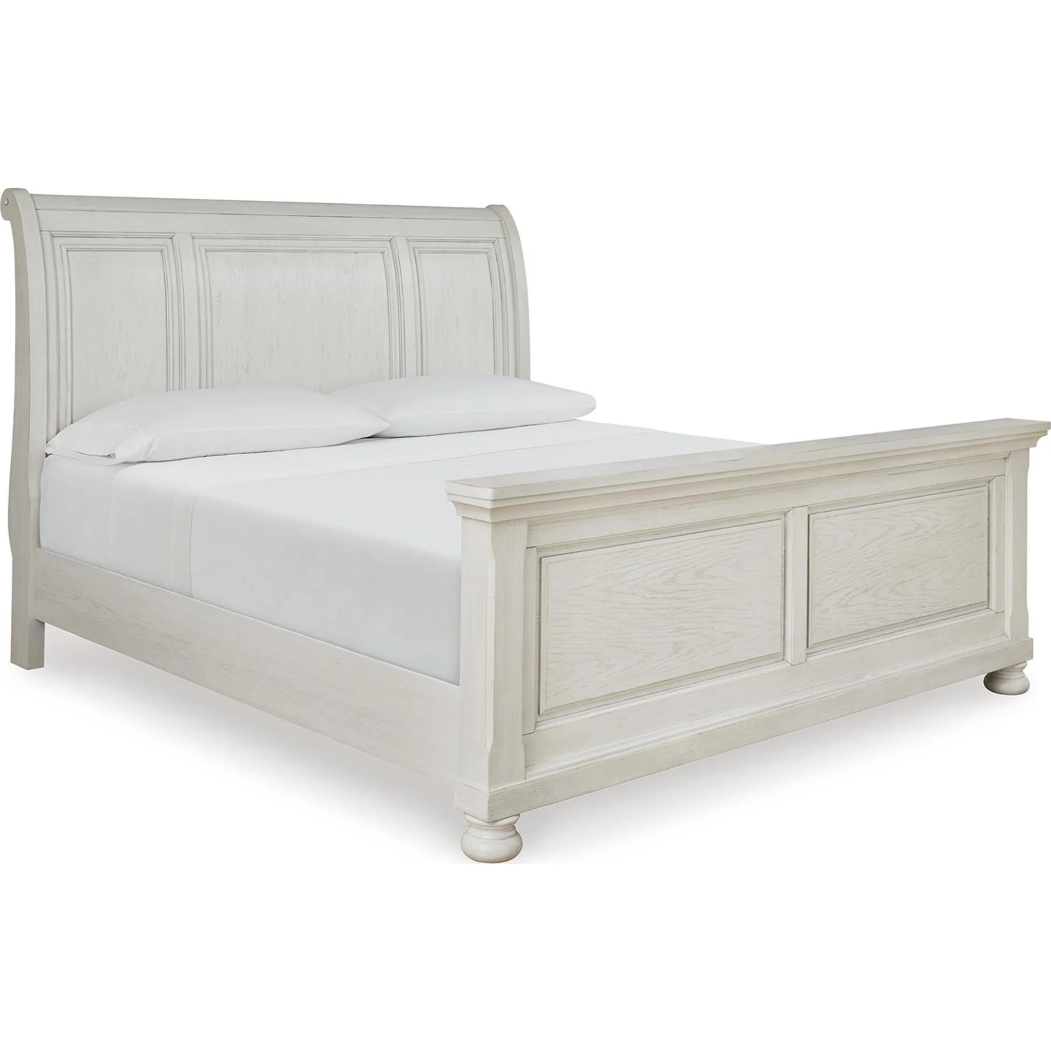 Robbinsdale Sleigh Bed - Antique White - Image 14