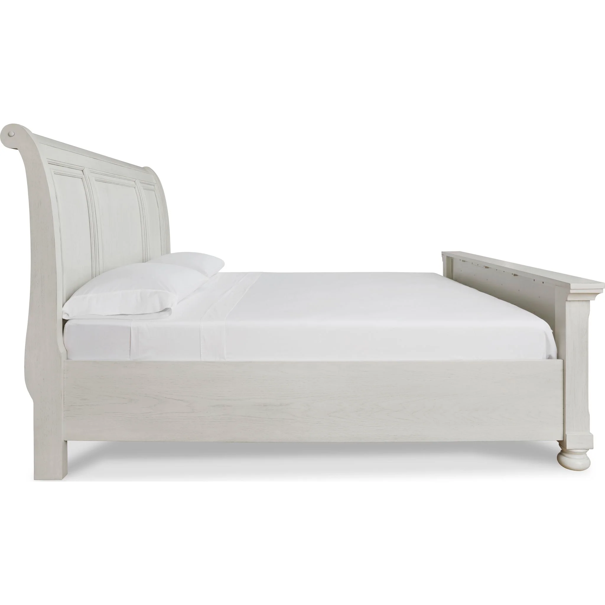 Robbinsdale Sleigh Bed - Antique White - Image 16
