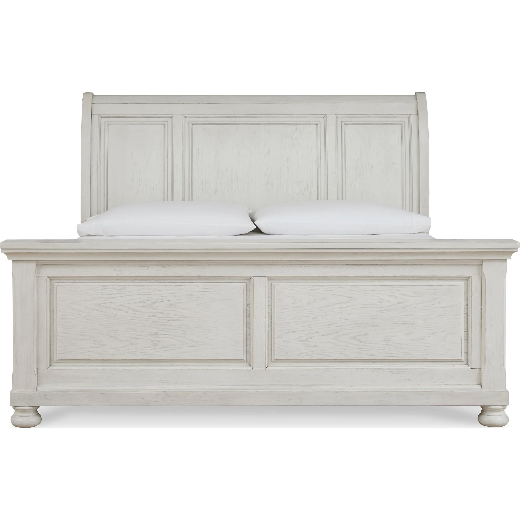 Robbinsdale Sleigh Bed - Antique White - Image 17
