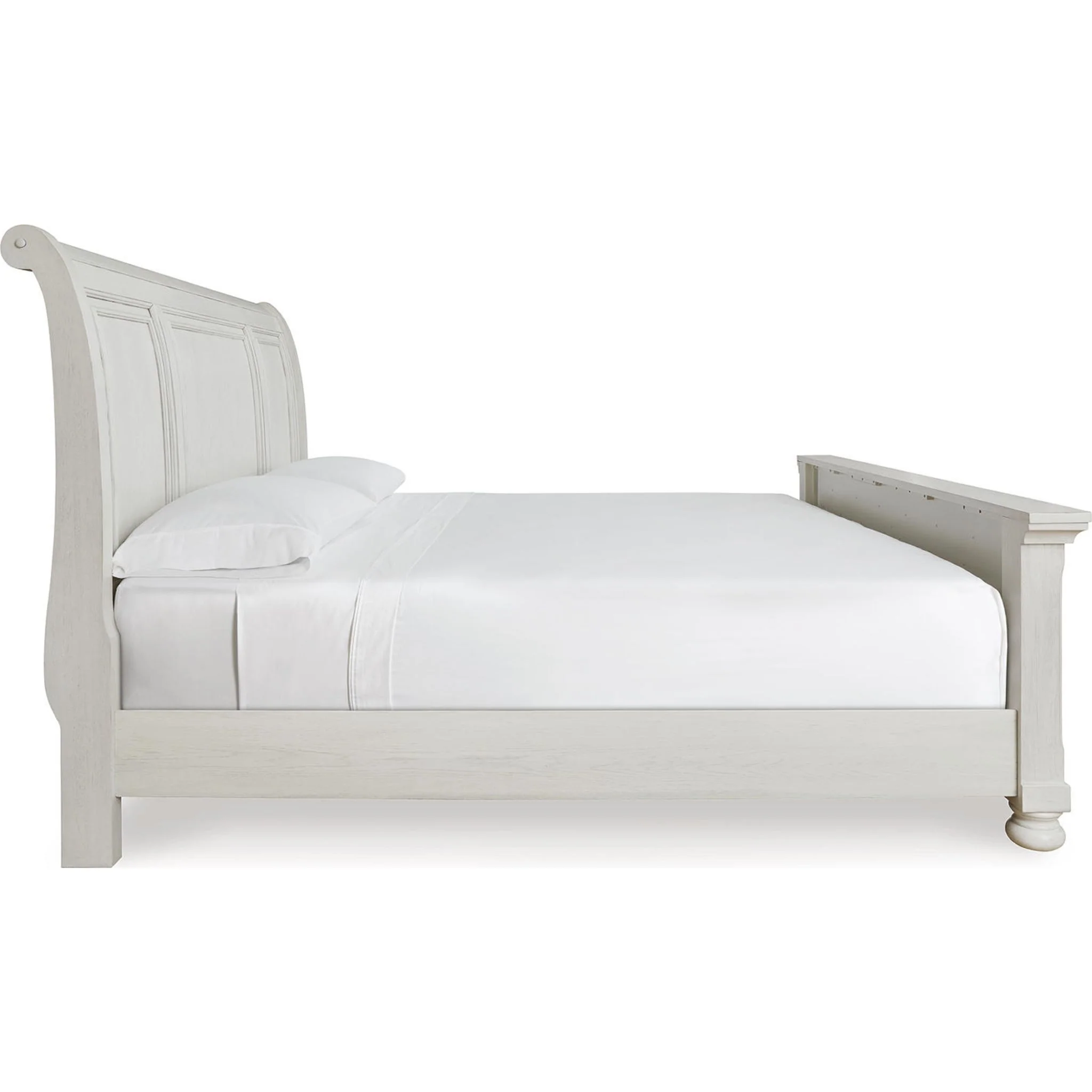 Robbinsdale Sleigh Bed - Antique White - Image 4