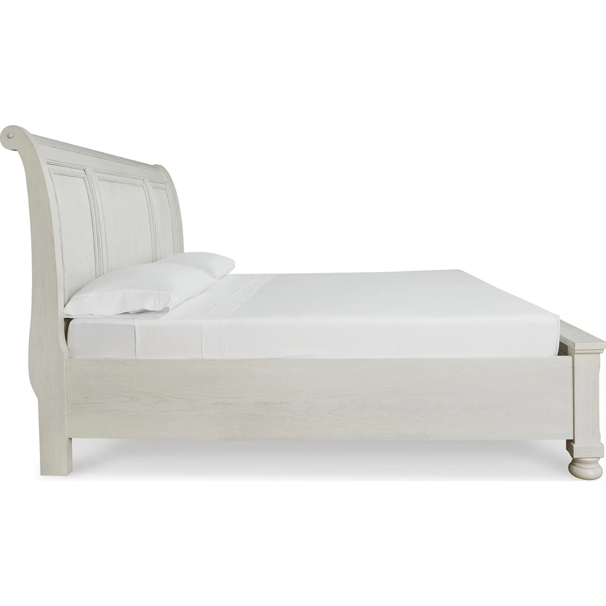 Robbinsdale Sleigh Storage Bed - Antique White - Image 8