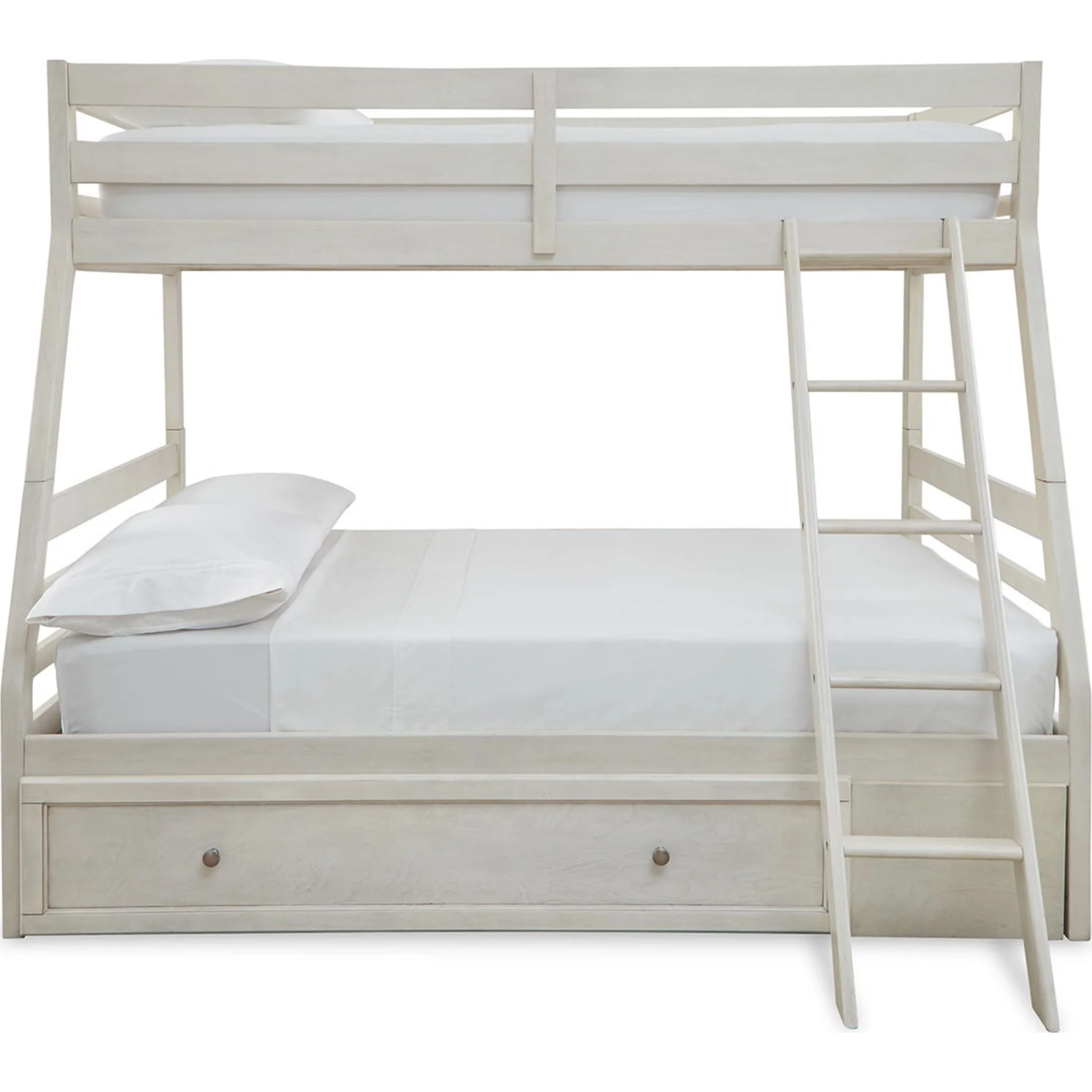 Robbinsdale Twin/Full Bunk Bed with Storage - Antique White - Image 13