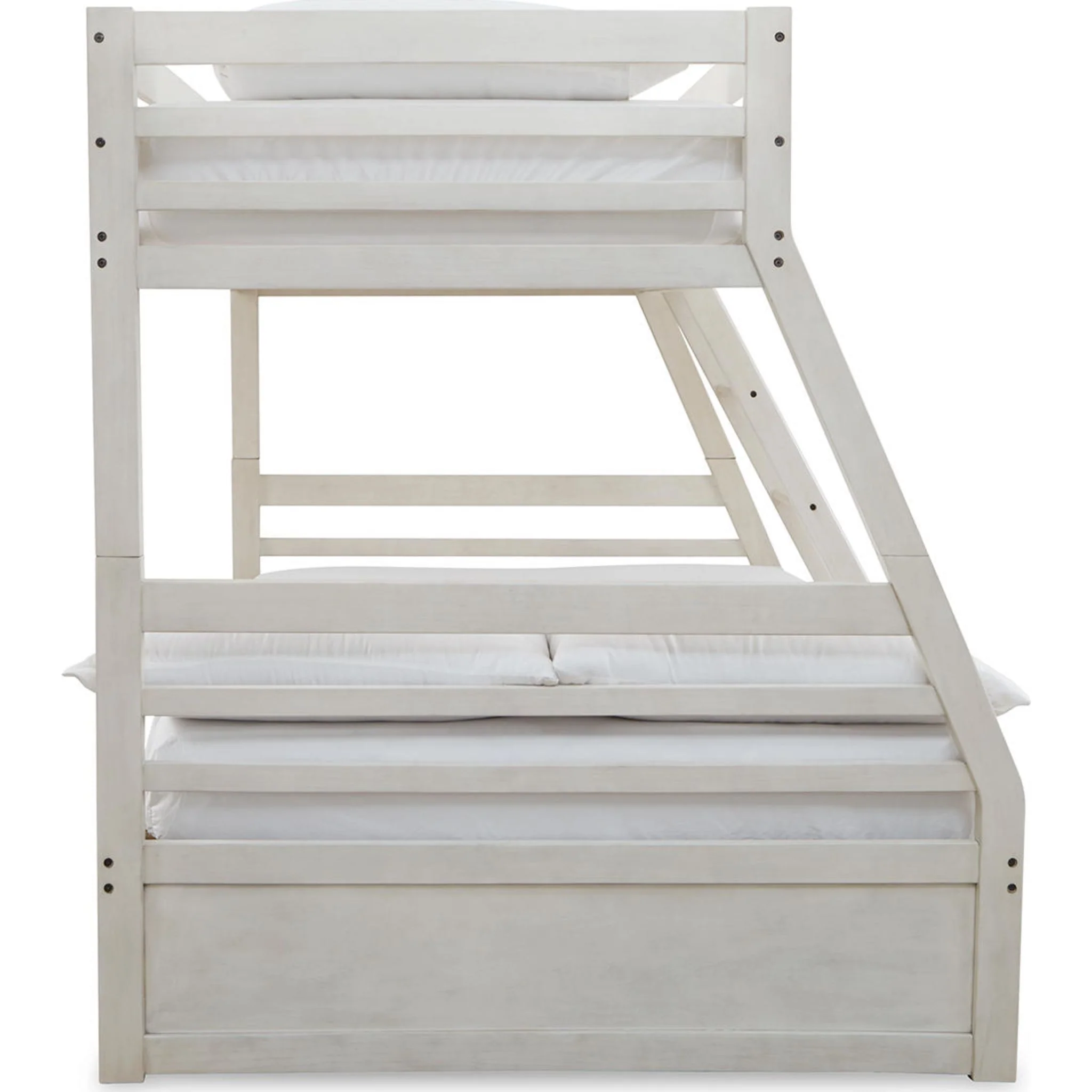 Robbinsdale Twin/Full Bunk Bed with Storage - Antique White - Image 16