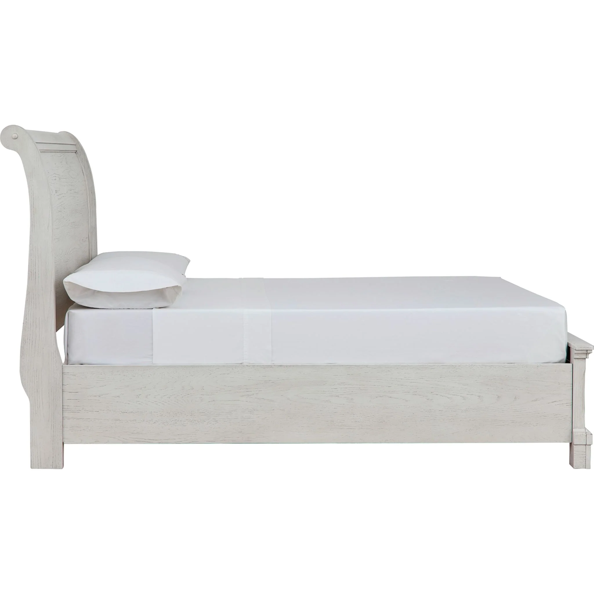 Robbinsdale Sleigh Storage Bed - Antique White - Image 17