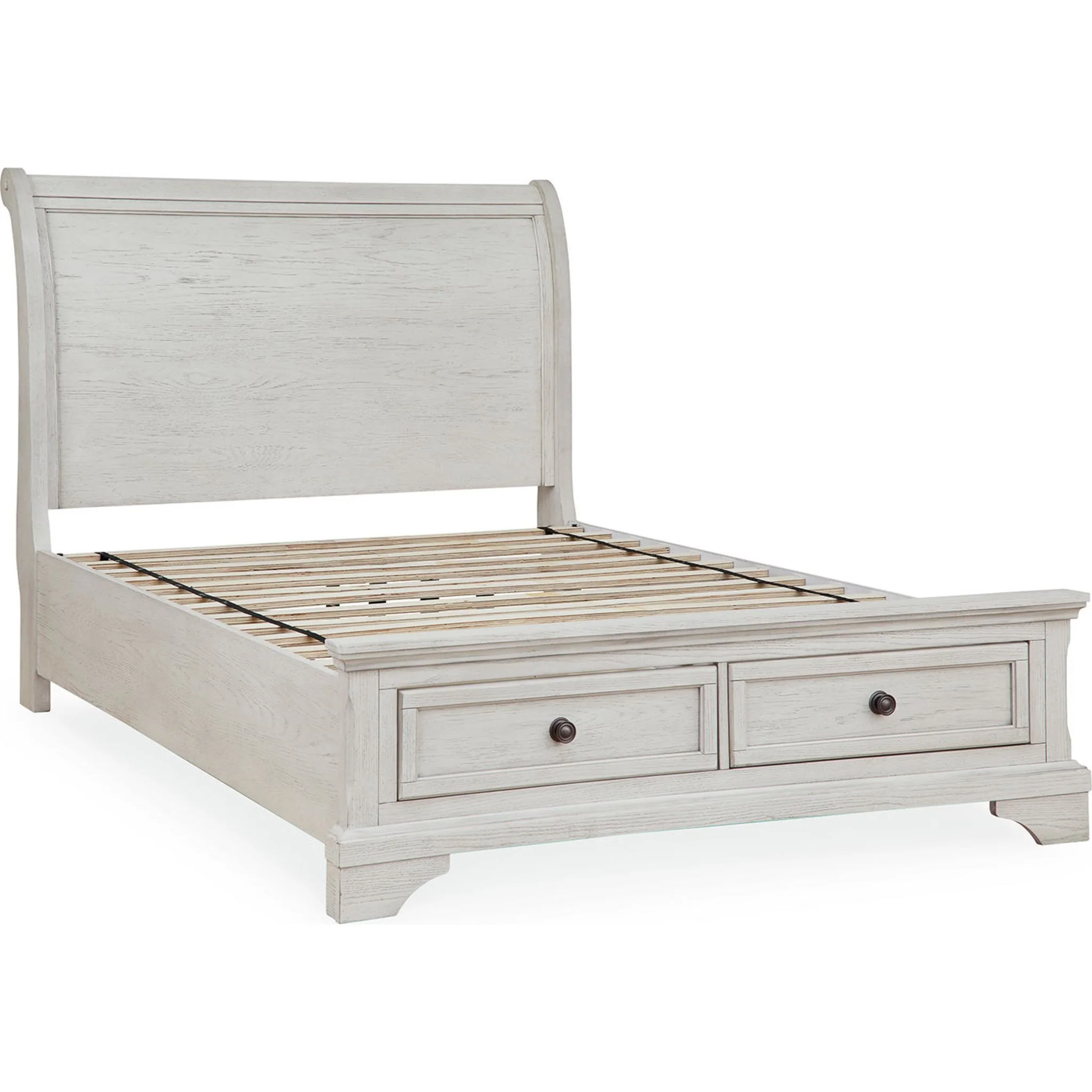 Robbinsdale Sleigh Storage Bed - Antique White - Image 24