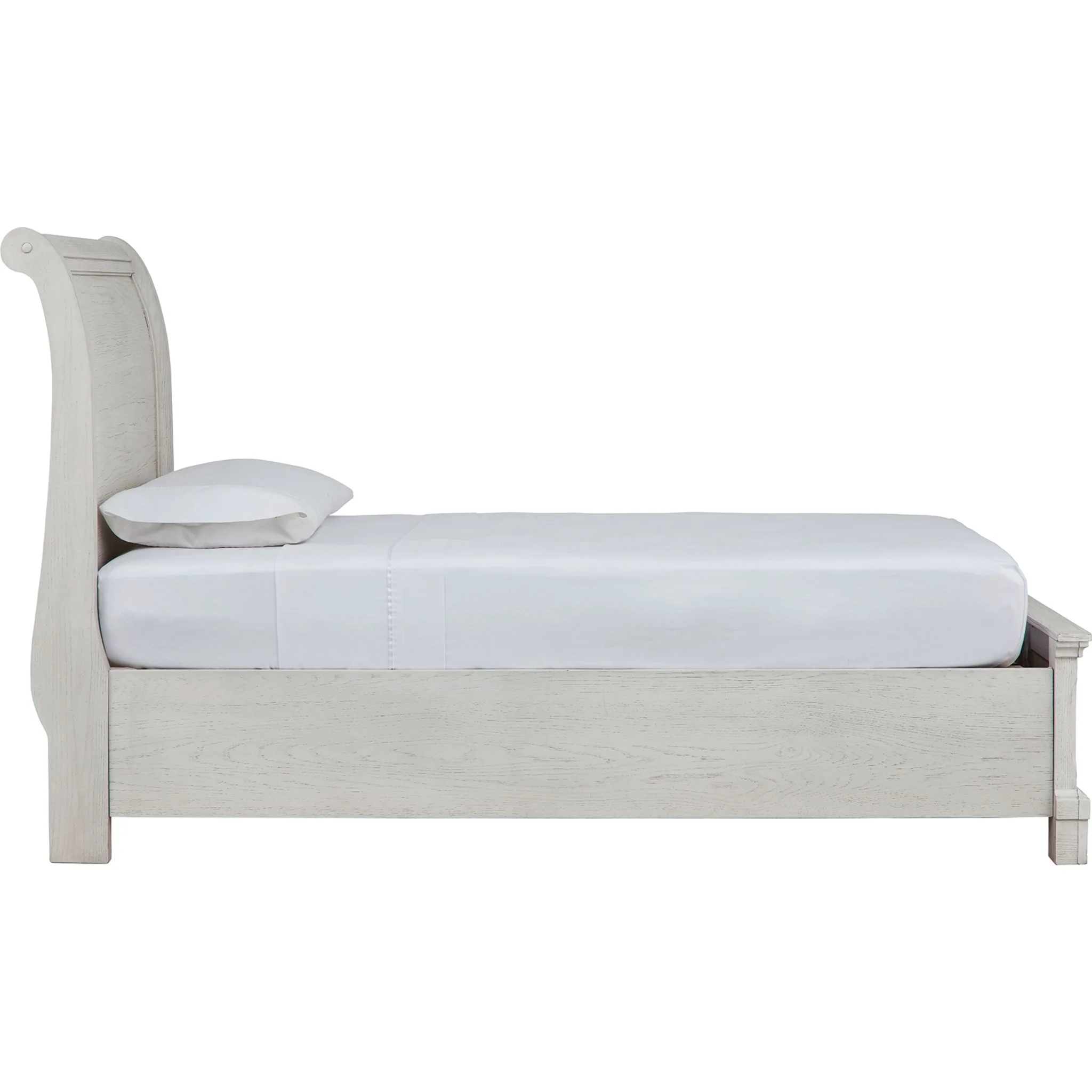 Robbinsdale Sleigh Storage Bed - Antique White - Image 5