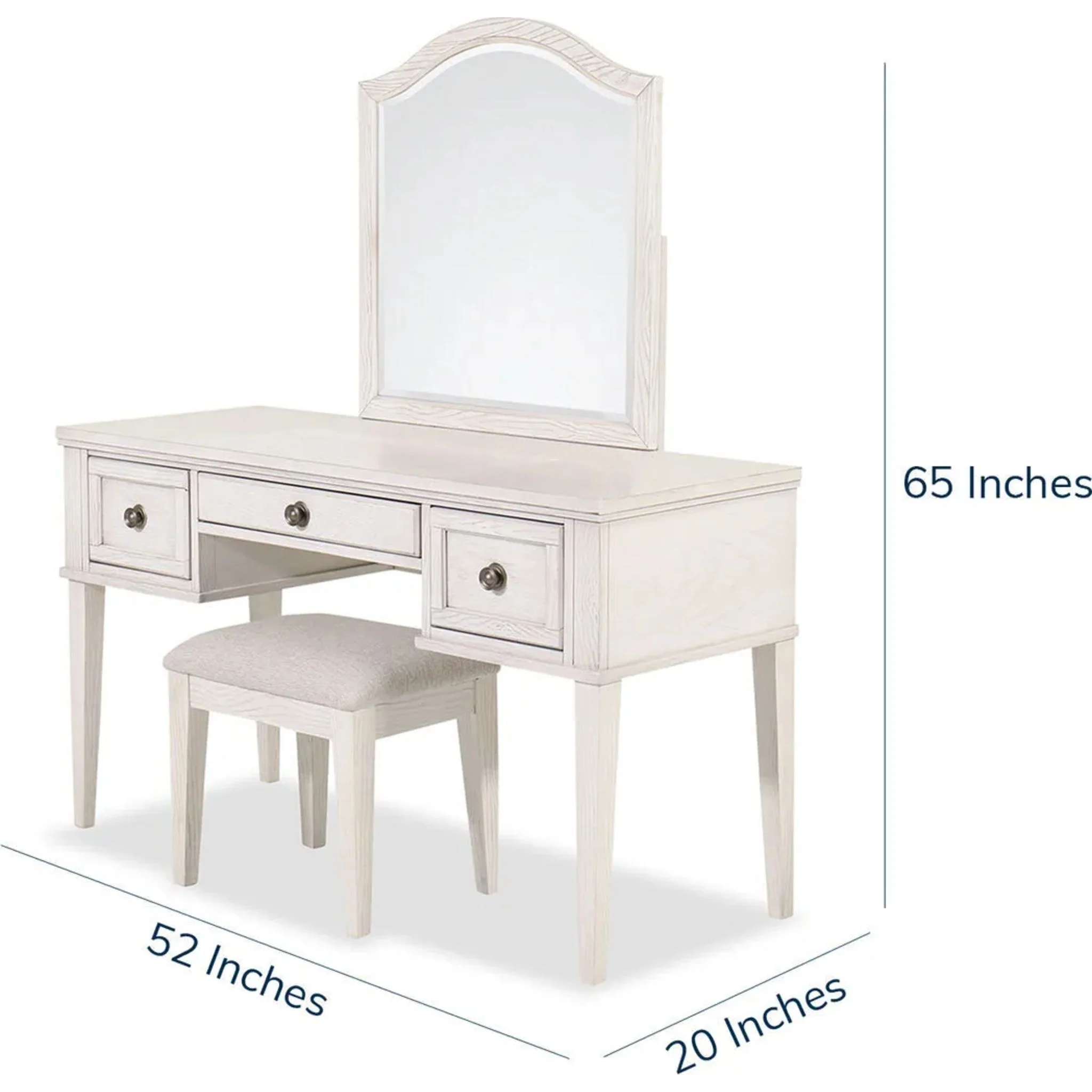 Robbinsdale Vanity Set - Antique White - Image 5