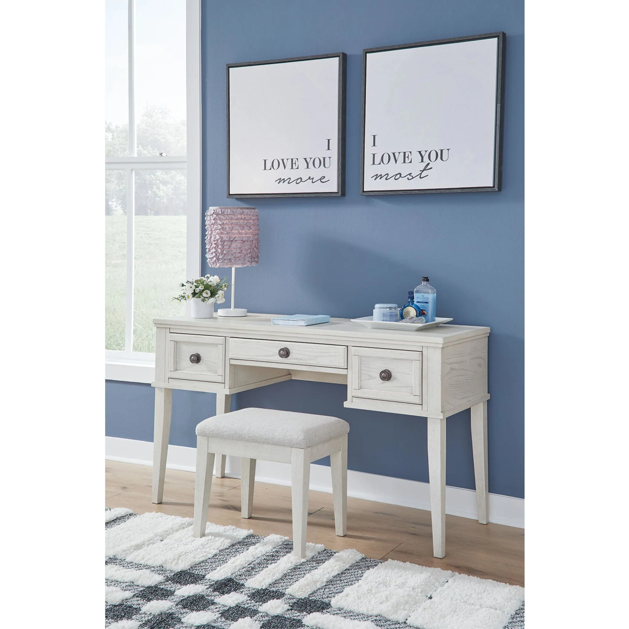 Robbinsdale Vanity Set - Antique White - Image 2