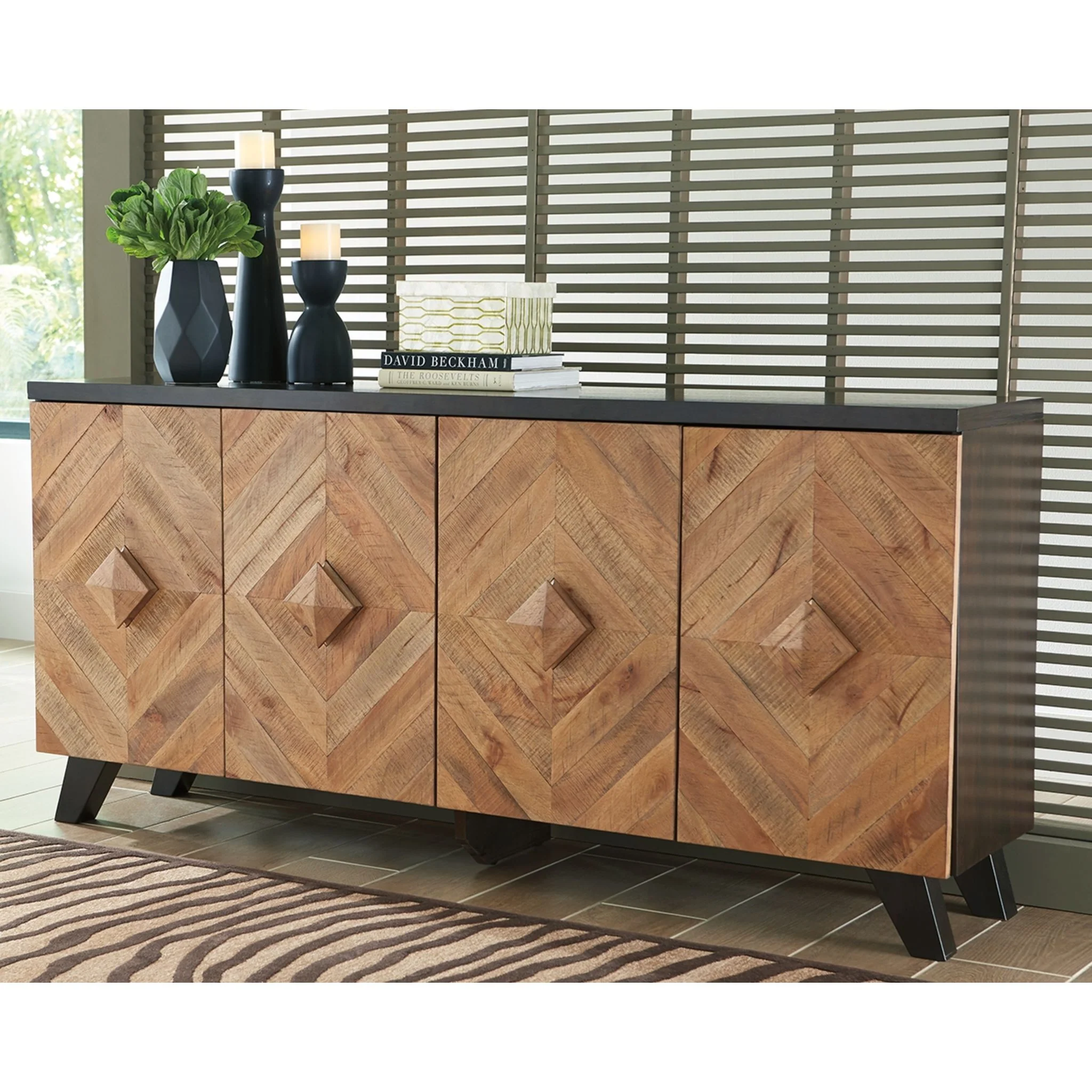 Robin Ridge Cabinet - Two-tone Brown - Image 3