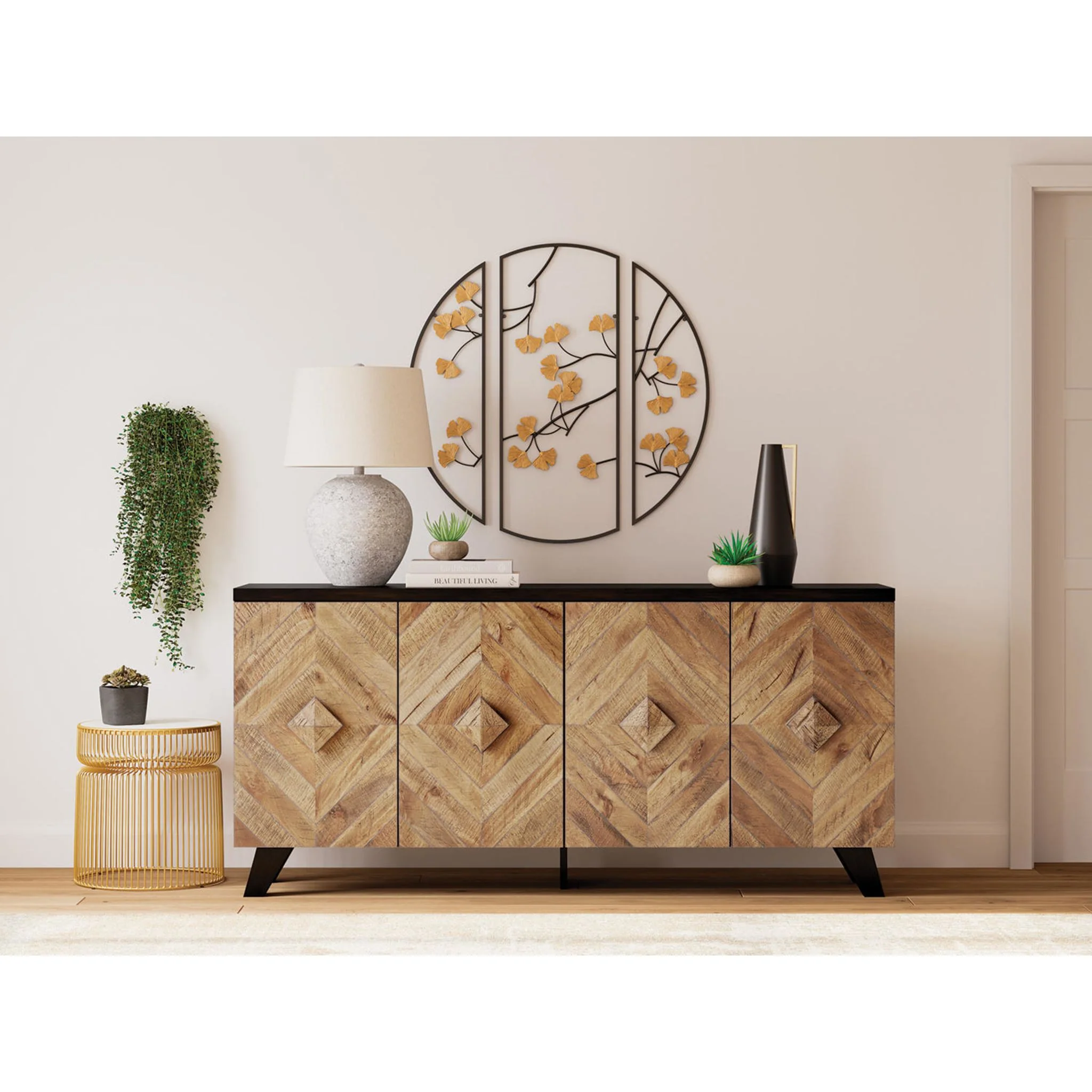 Robin Ridge Cabinet - Two-tone Brown - Image 8