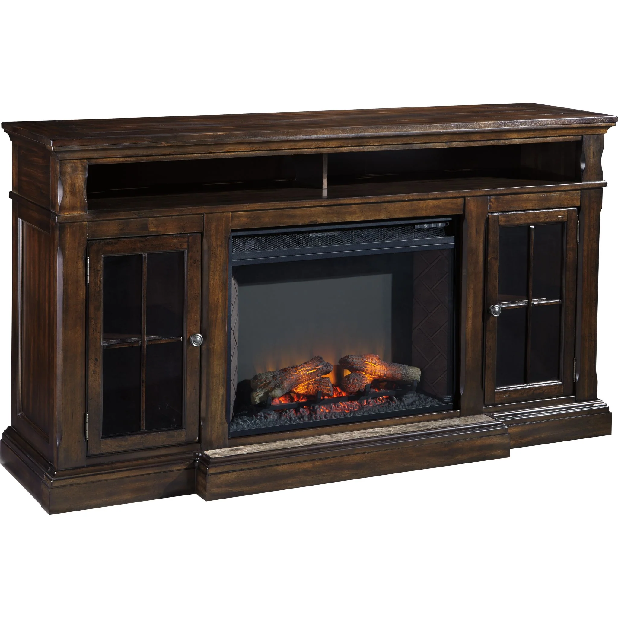 Roddinton TV Stand - Dark Brown - Image 3
