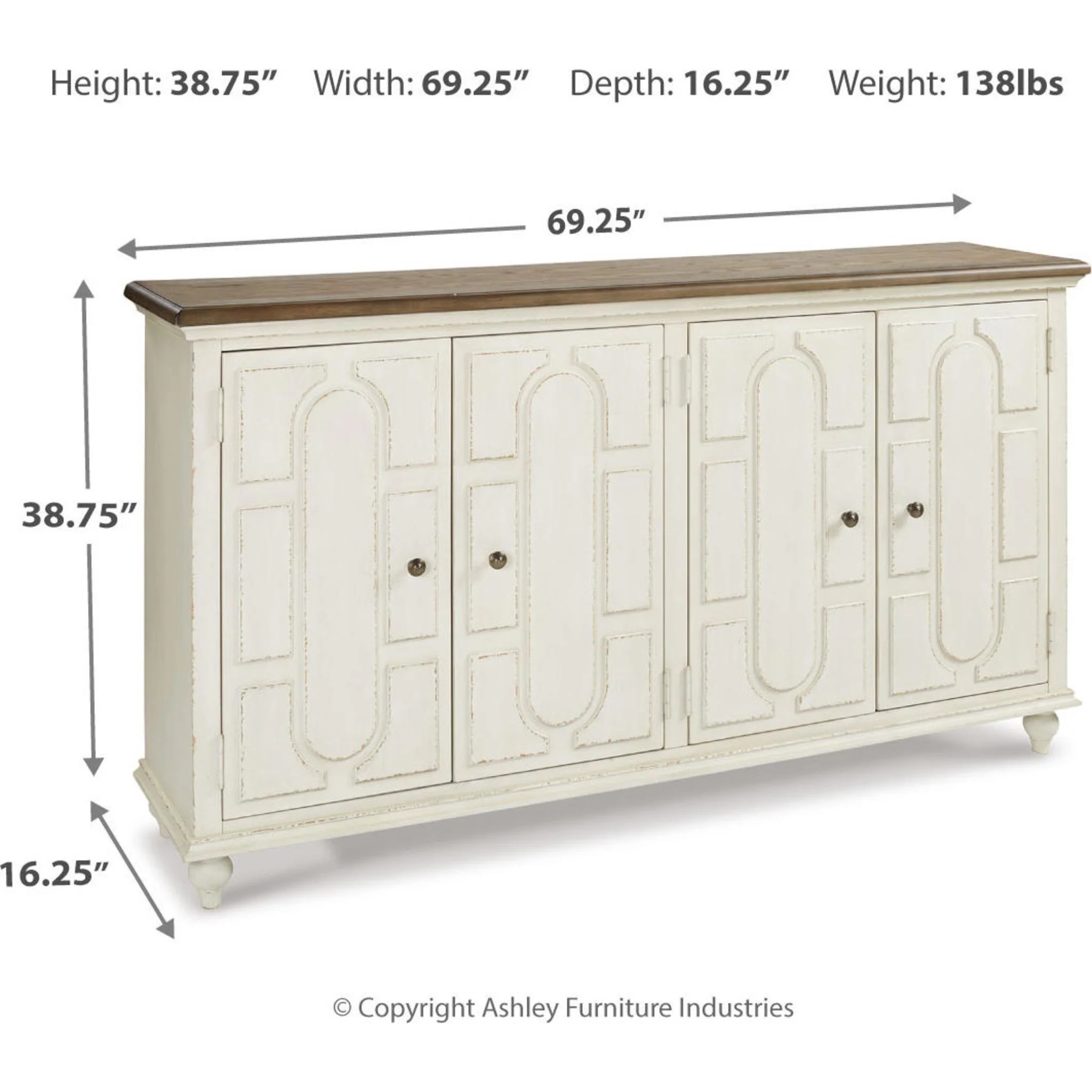 Roranville Cabinet - Antique White - Image 31