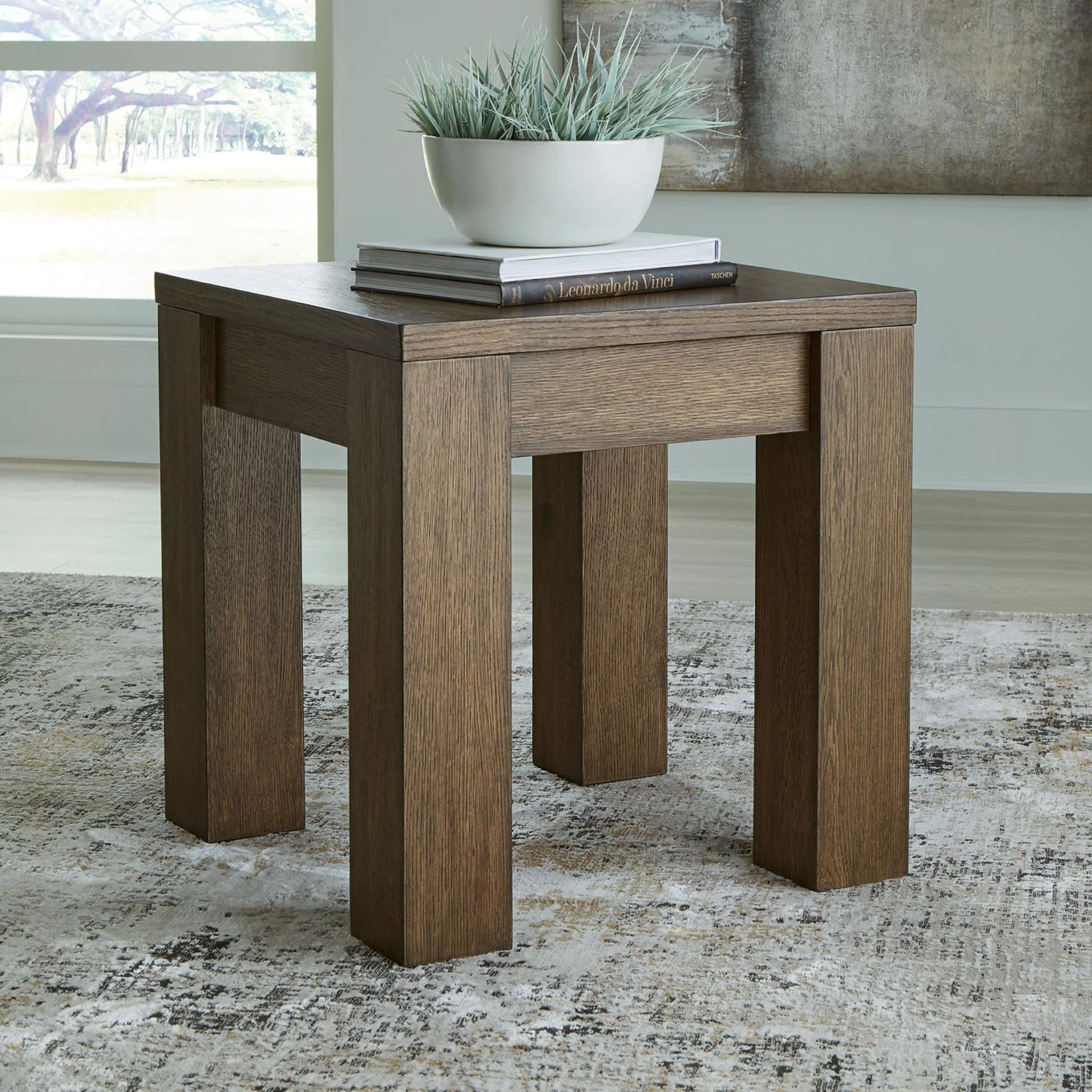 Rosswain End Table - Warm Brown - Image 53