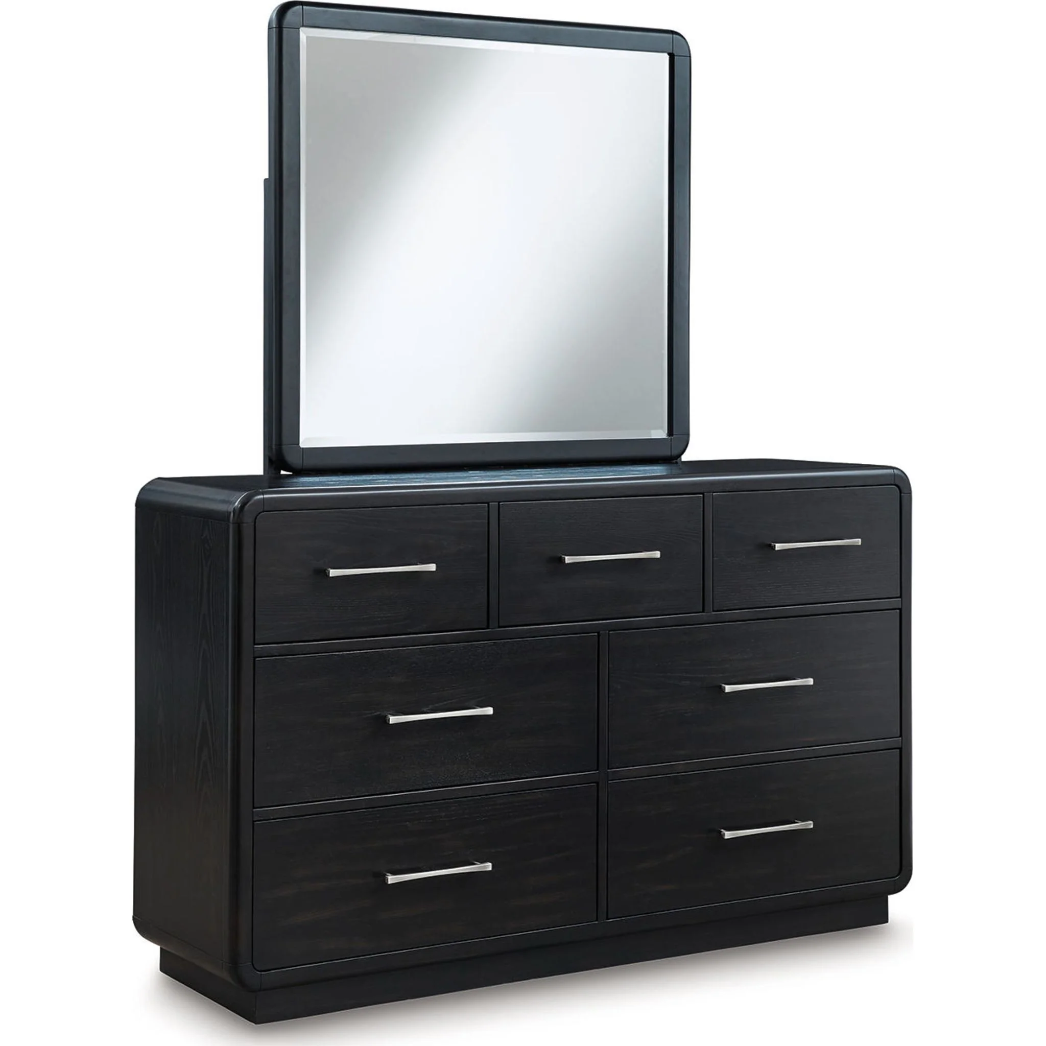 Rowanbeck 6 Piece King Panel Bedroom - Gray/Black - Image 2