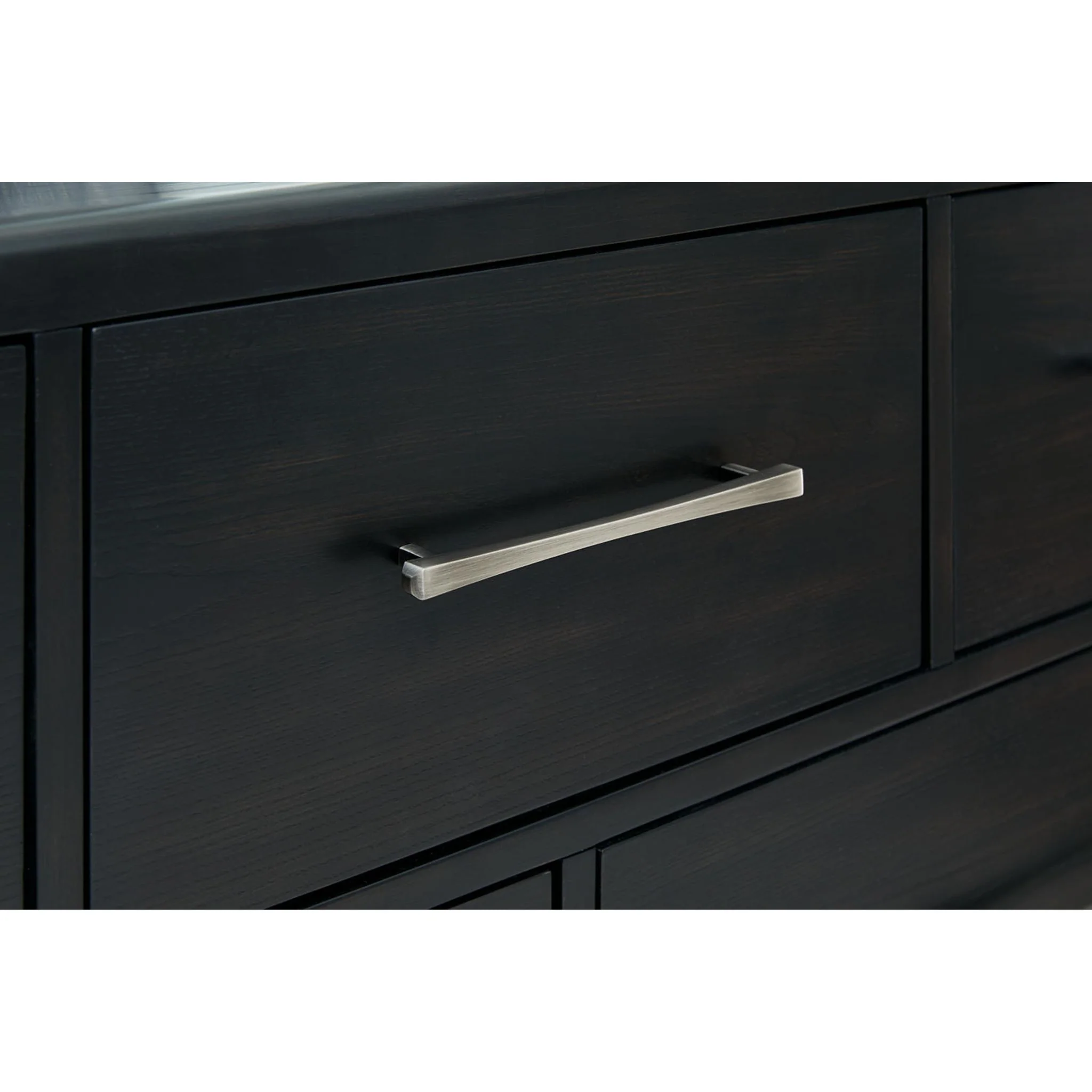 Rowanbeck 6 Piece Queen Panel Bedroom - Gray/Black - Image 17