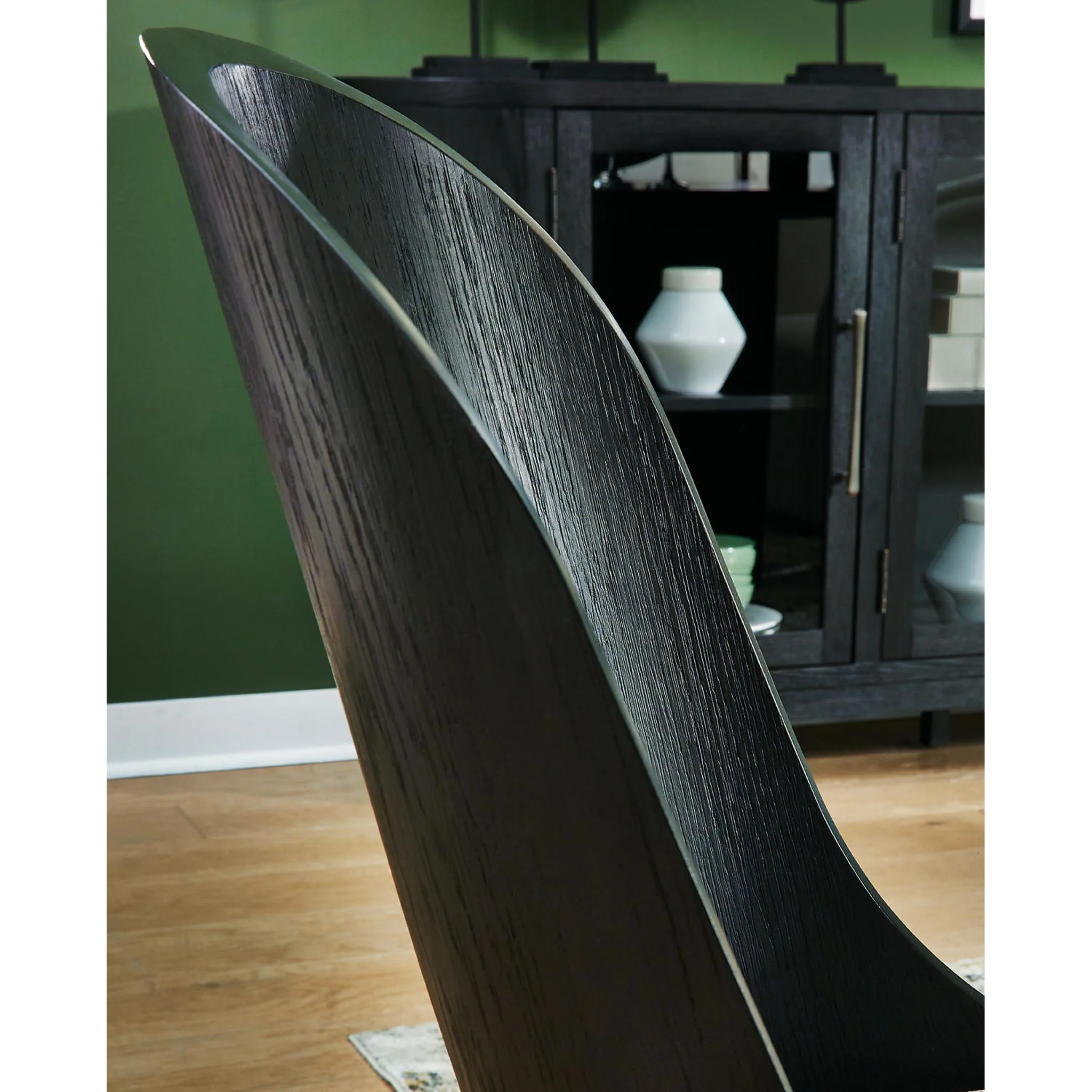 Rowanbeck Dining Chair - Gray/Black - (D821-01) - Image 7