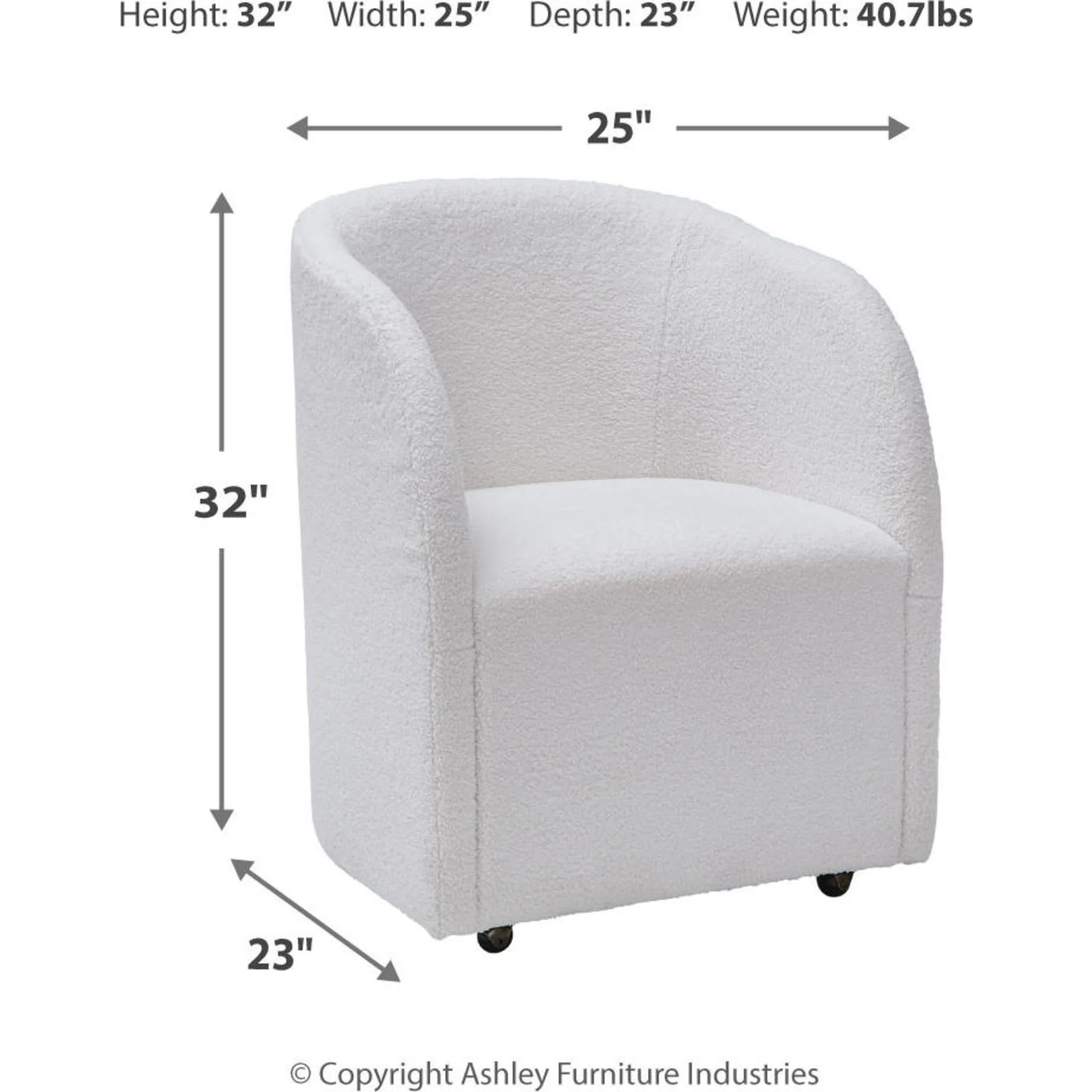 Rowanbeck Dining Chair - Ivory - (D821-02A) - Image 11