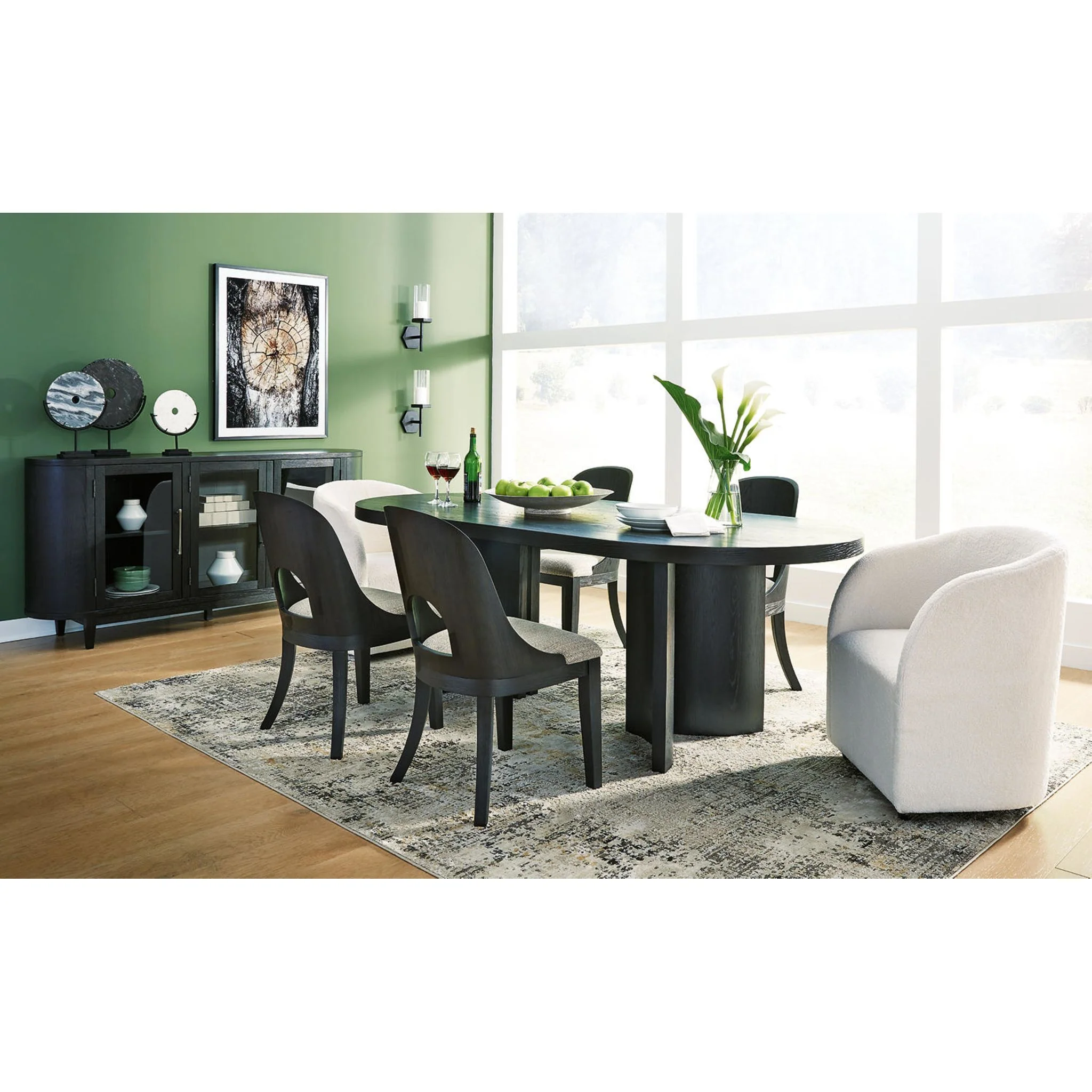 Rowanbeck Dining Table - Black - (D821-25) - Image 10