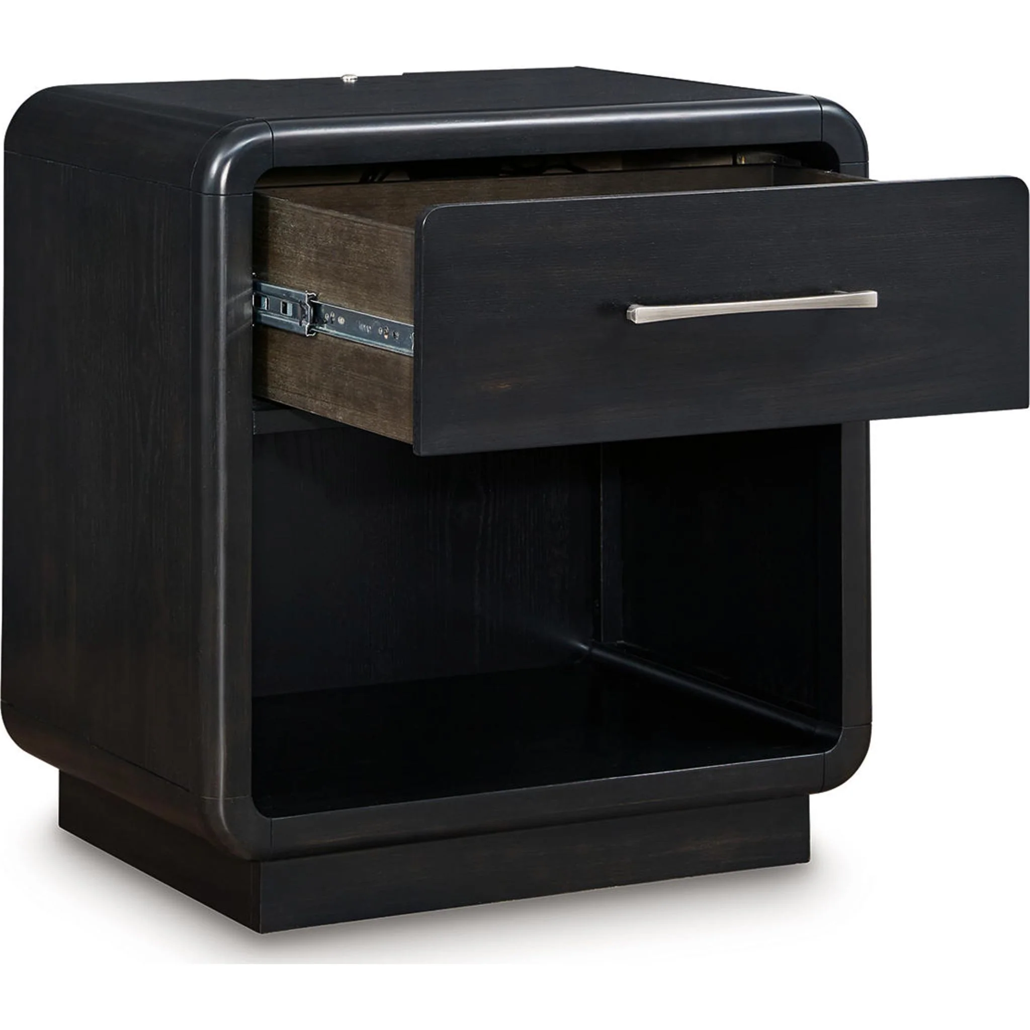 Rowanbeck Nightstand - Black - Image 3