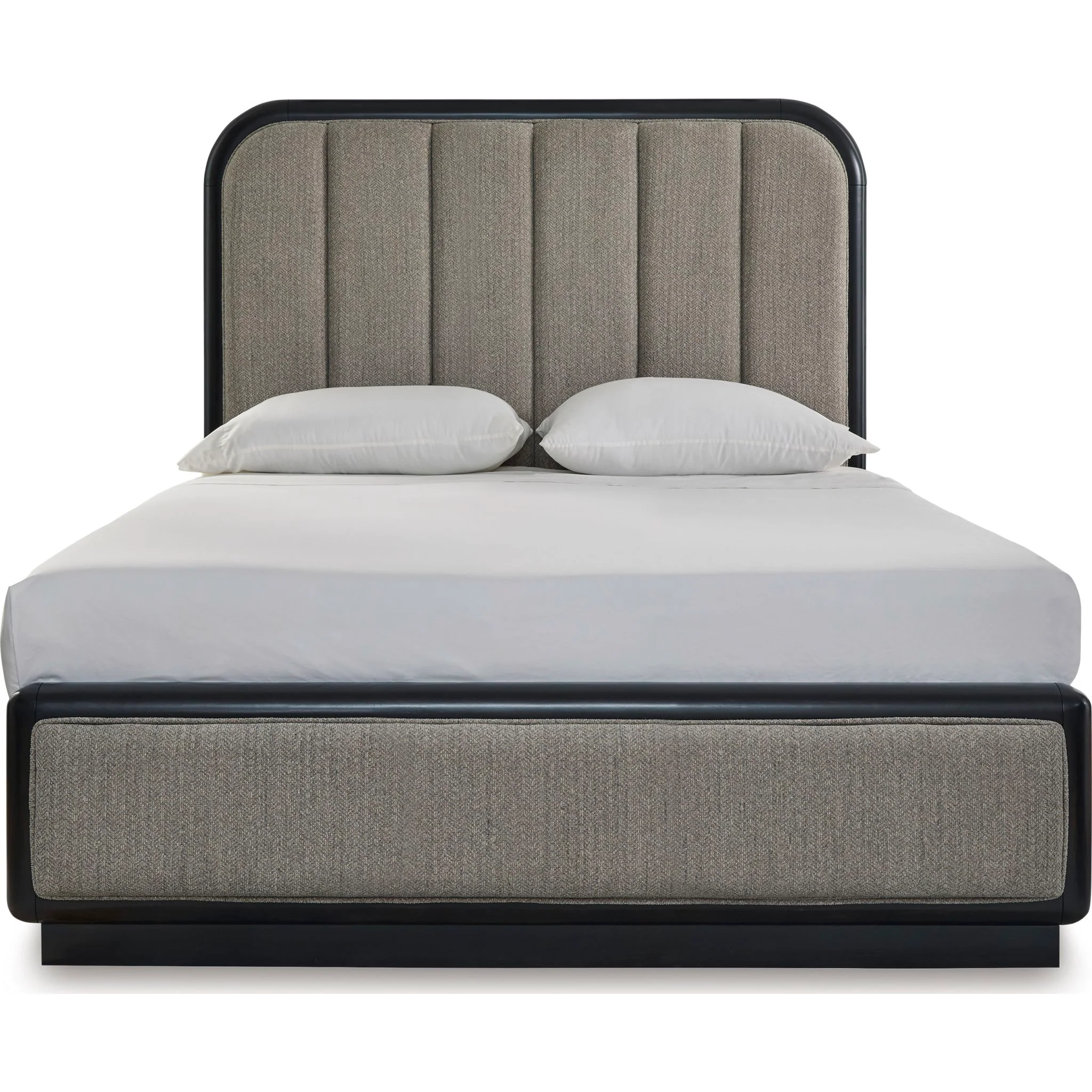 Rowanbeck Panel Bed - Gray/Black - Image 3