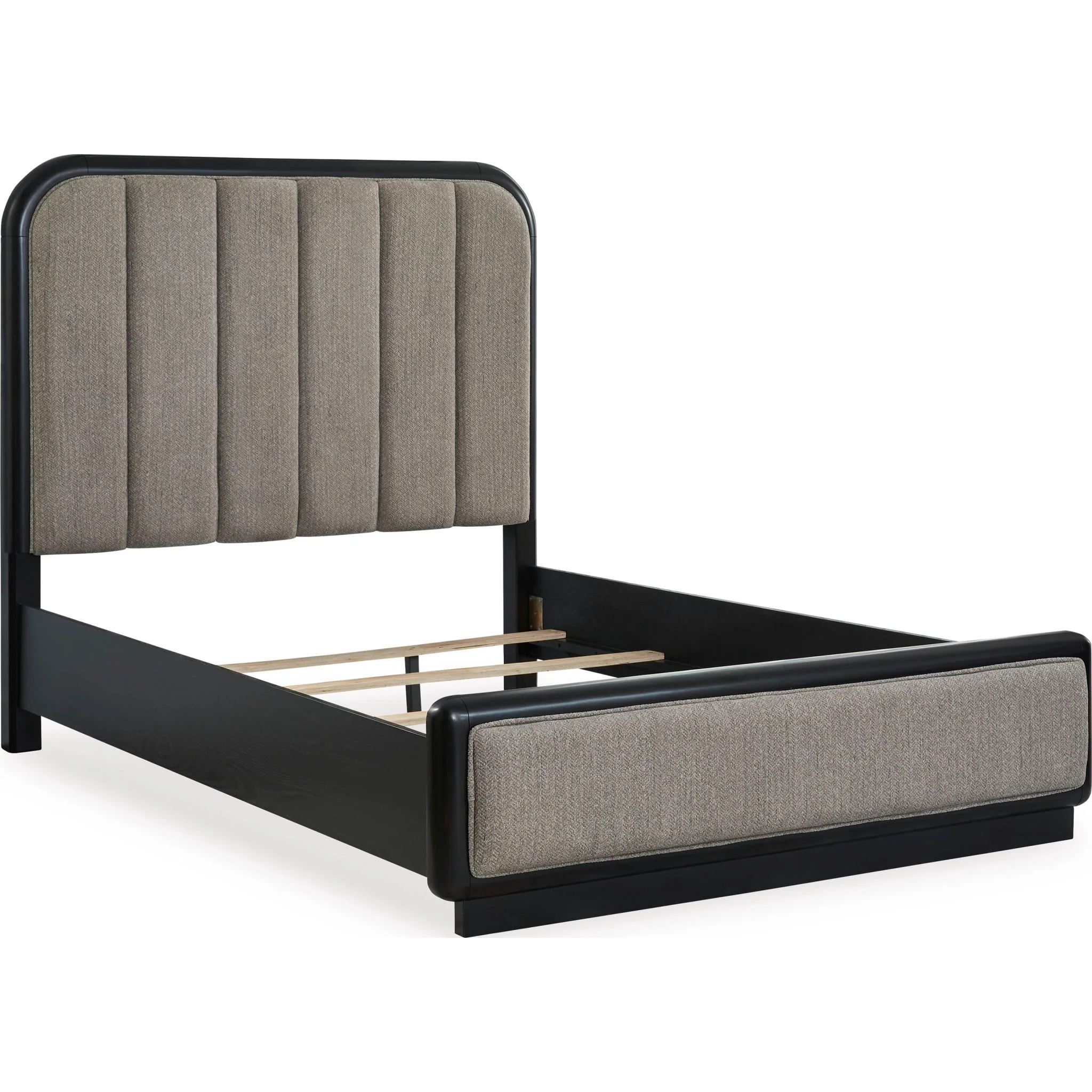 Rowanbeck Panel Bed - Gray/Black - Image 5