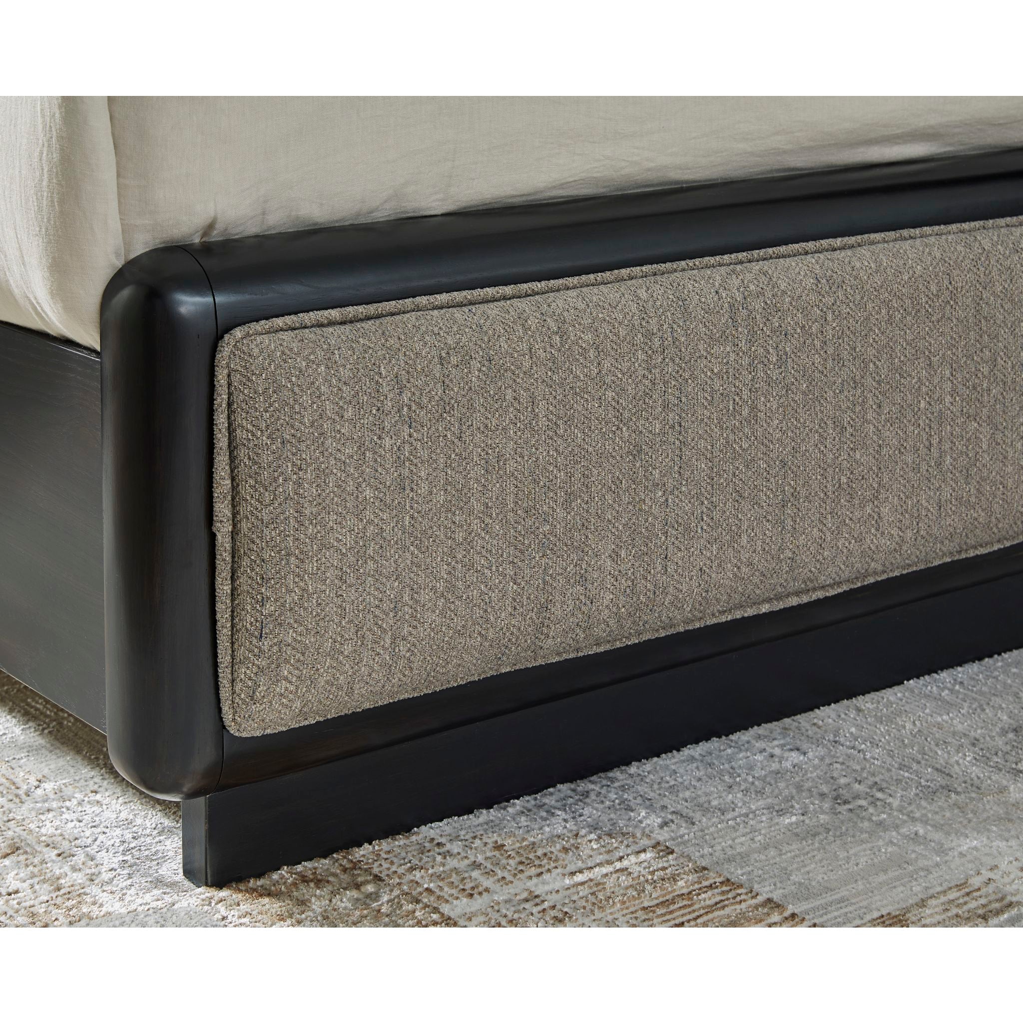 Rowanbeck Panel Bed - Gray/Black - Image 7