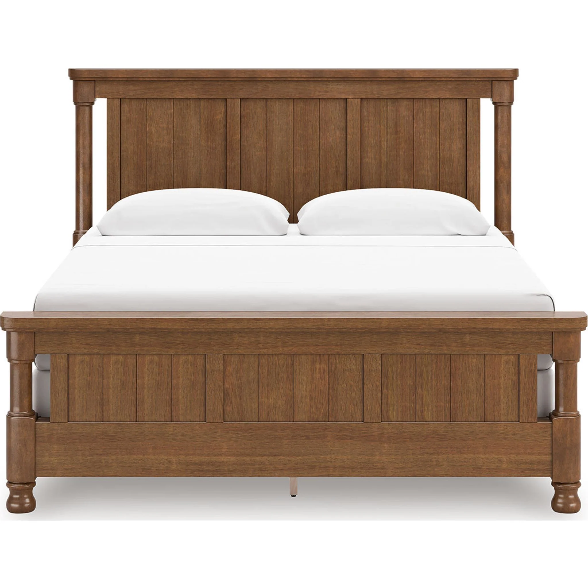 Rowlenstown 6 Piece King Poster Bedroom - Brown - Image 11