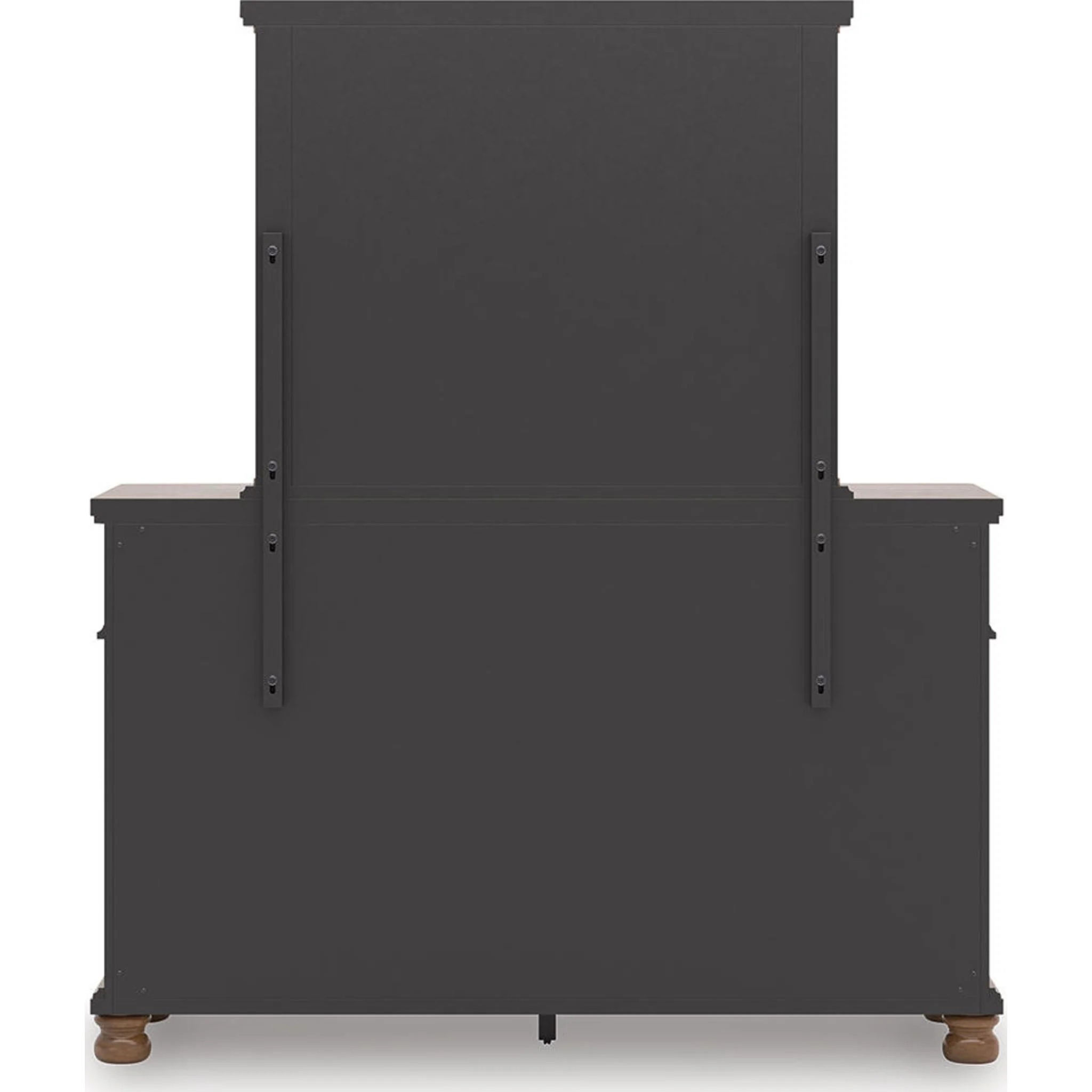 Rowlenstown 6 Piece King Poster Bedroom - Brown - Image 4