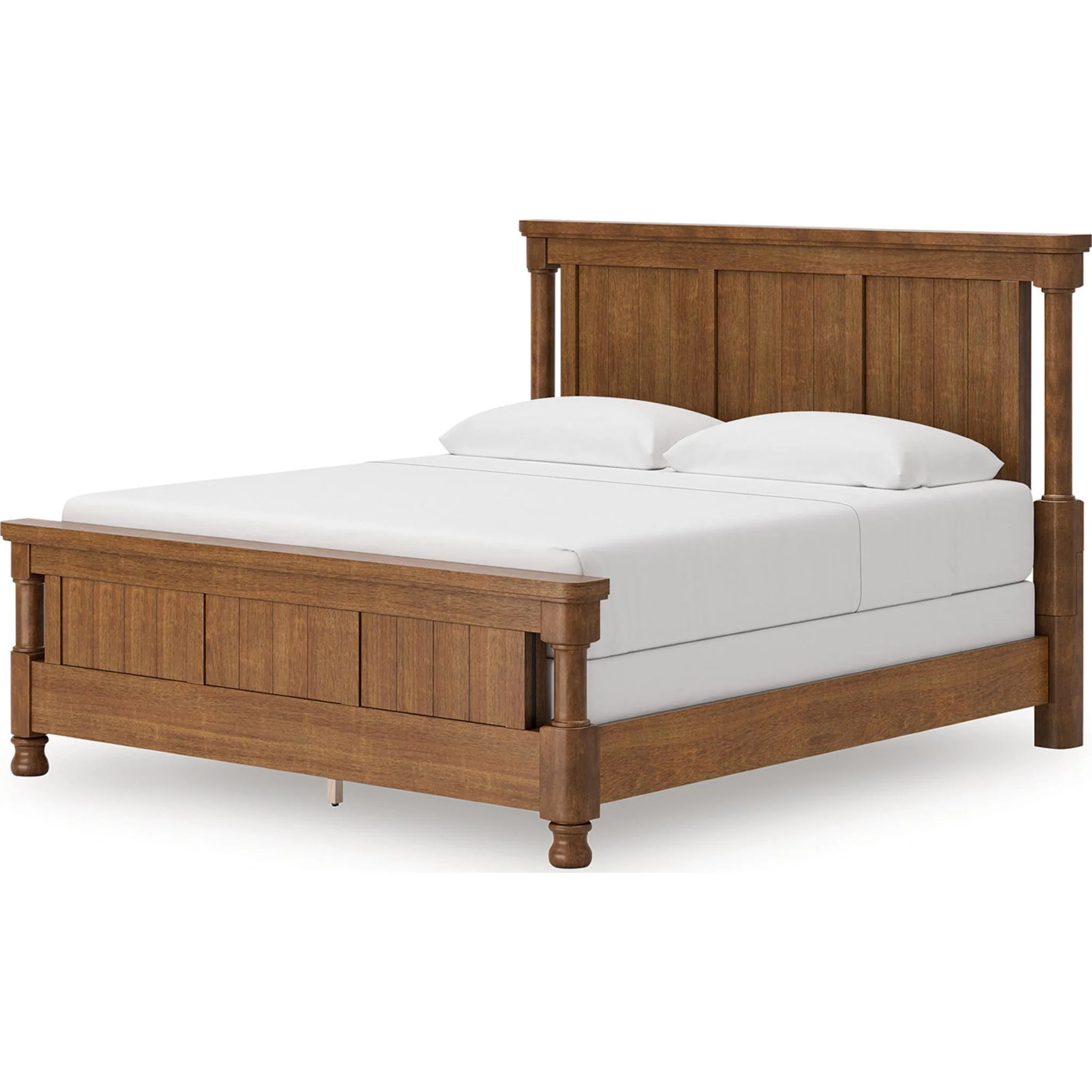 Rowlenstown 6 Piece King Poster Bedroom - Brown - Image 8