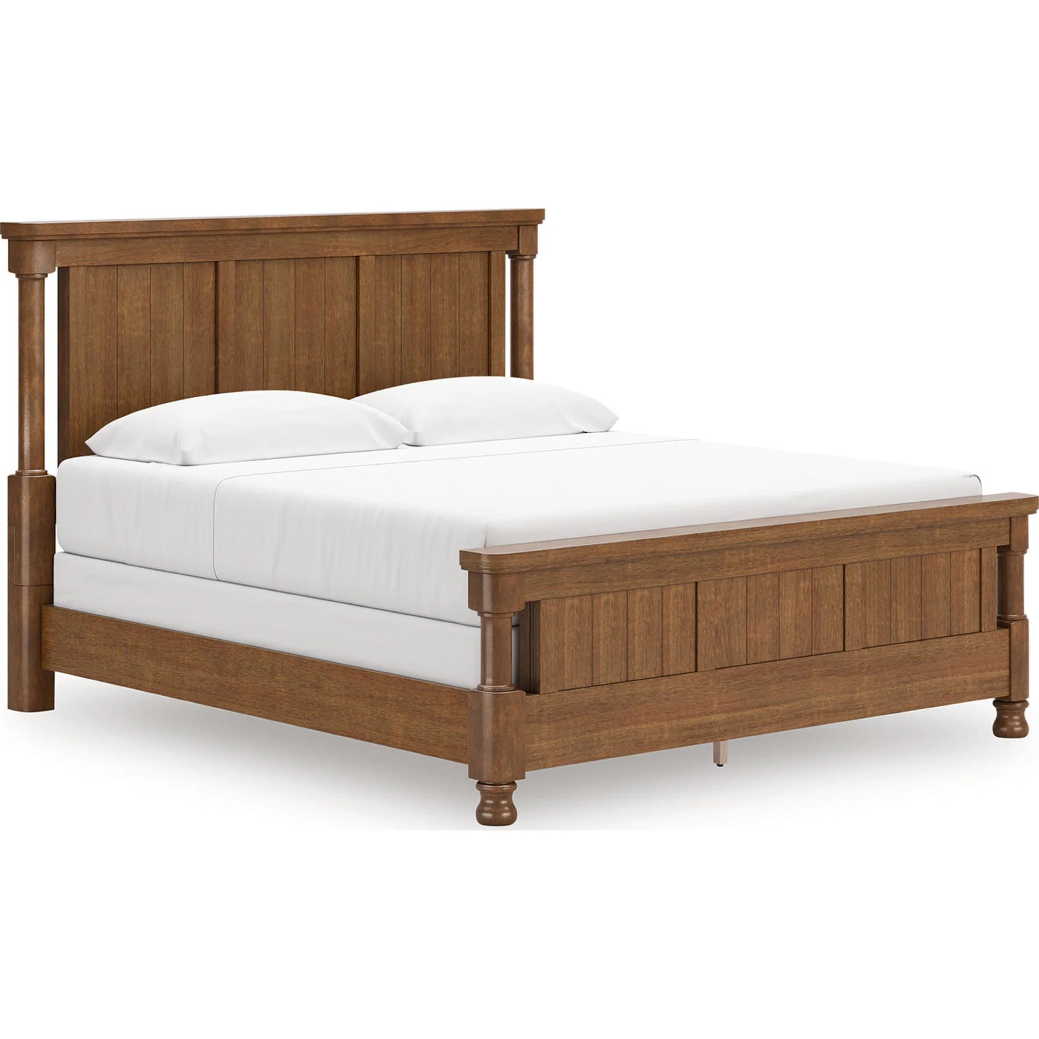 Rowlenstown 6 Piece King Poster Bedroom - Brown - Image 9