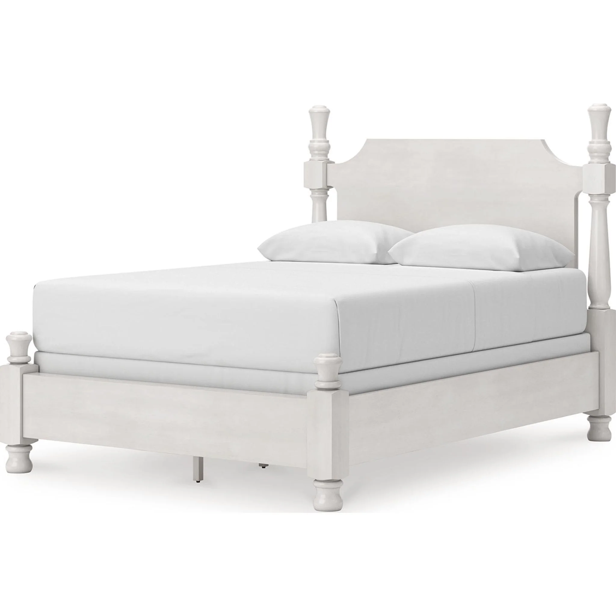 Rowlenstown 6 Piece Queen Poster Bedroom - Antique White - Image 10