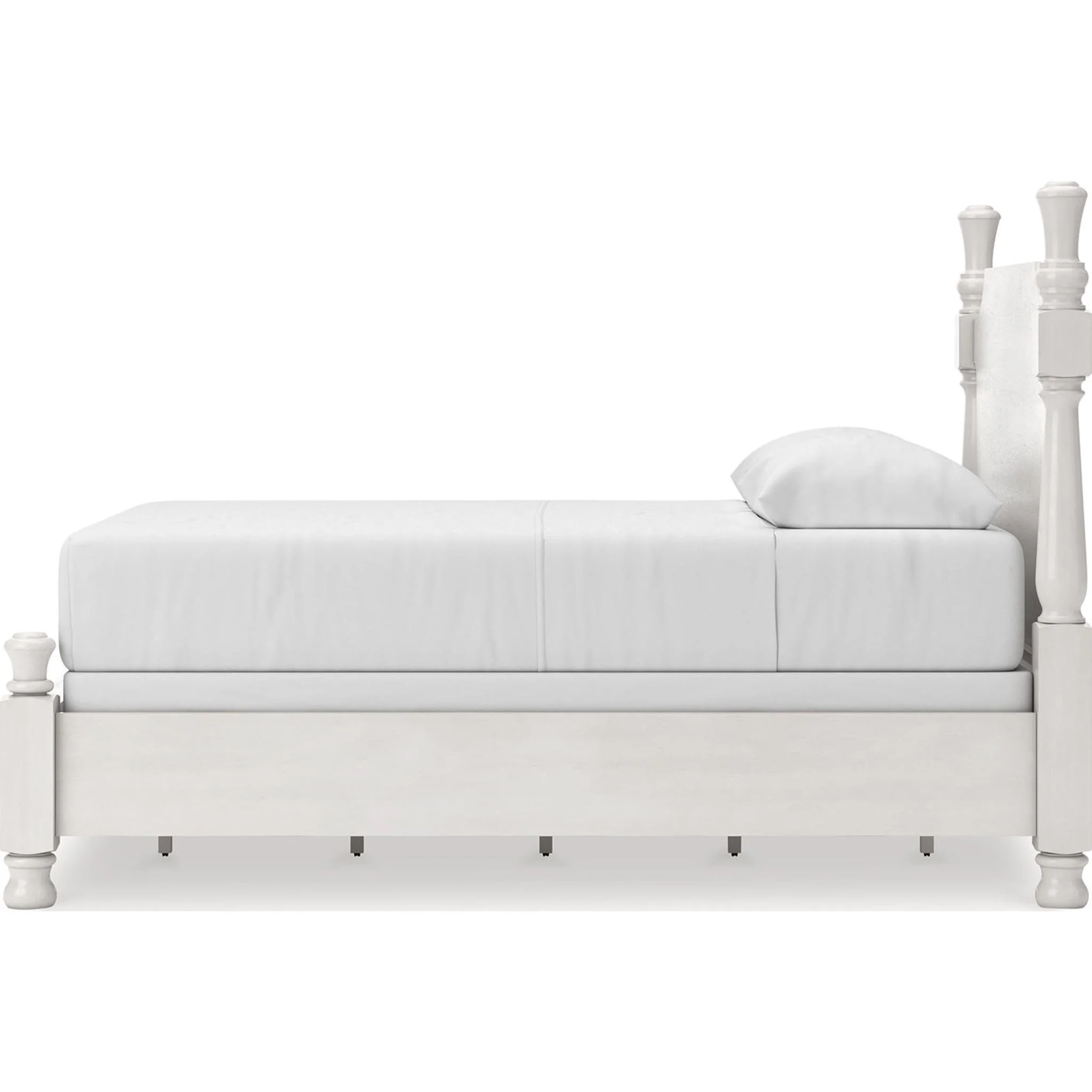Rowlenstown 6 Piece Queen Poster Bedroom - Antique White - Image 14