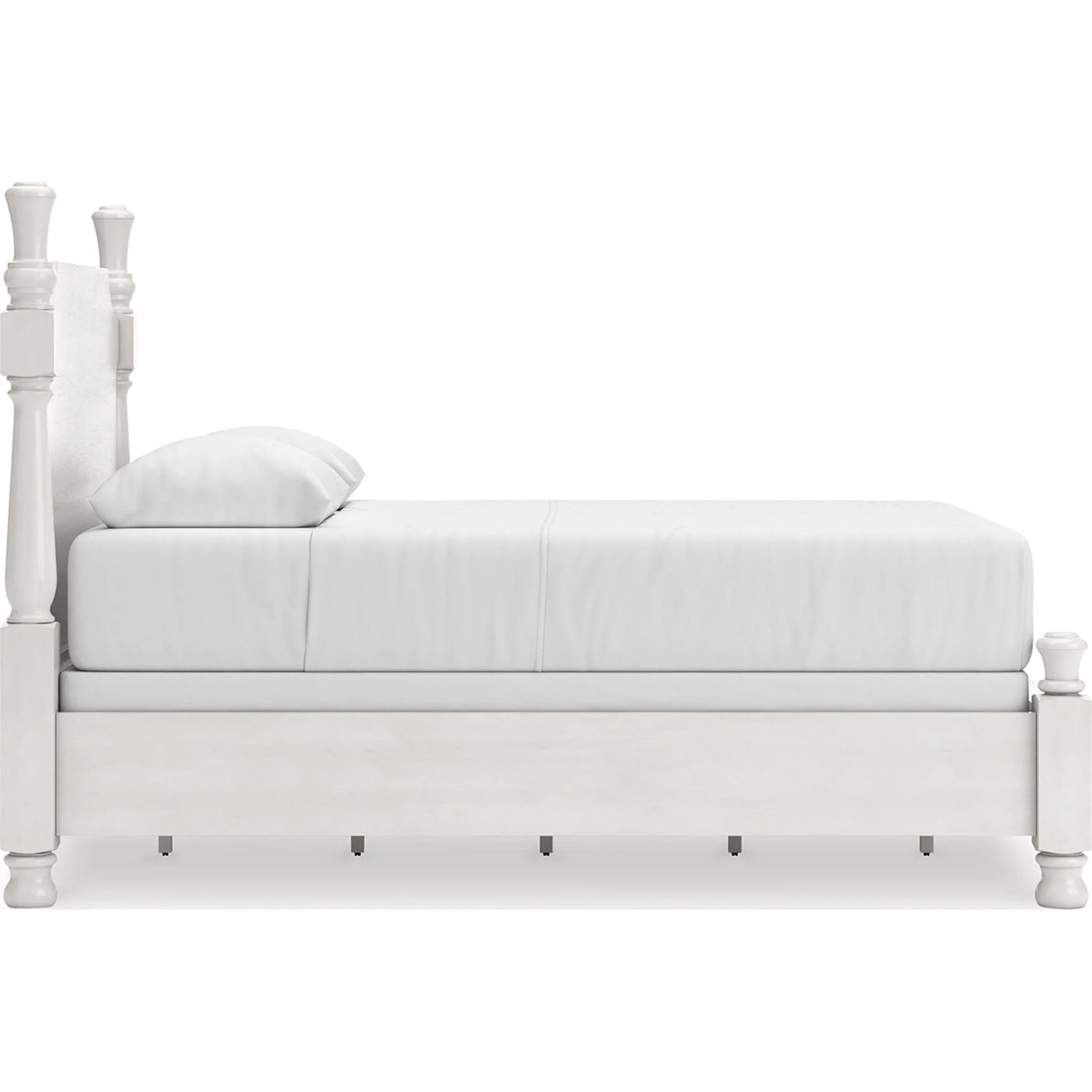 Rowlenstown 6 Piece Queen Poster Bedroom - Antique White - Image 15