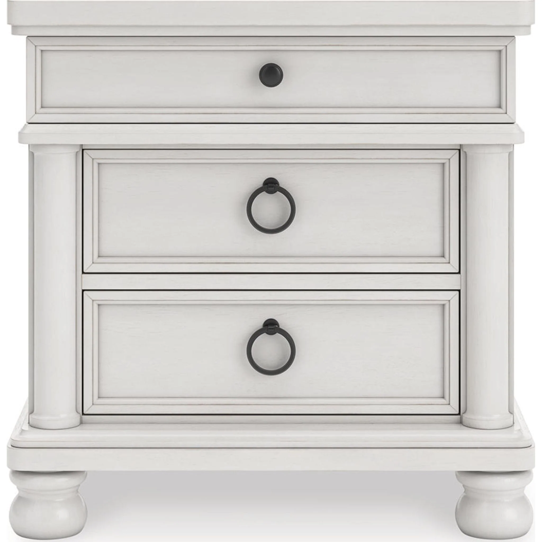 Rowlenstown 6 Piece Queen Poster Bedroom - Antique White - Image 21