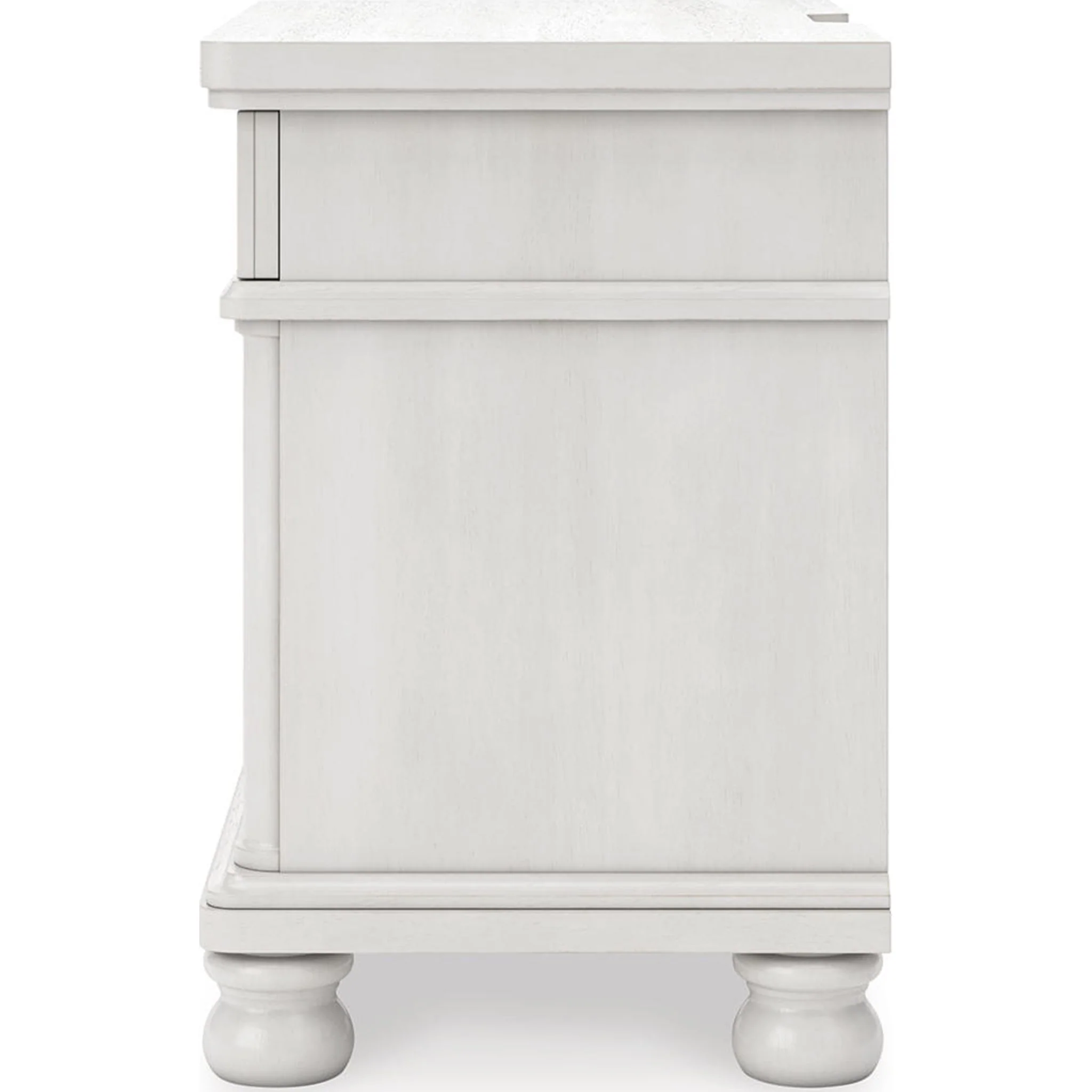 Rowlenstown 6 Piece Queen Poster Bedroom - Antique White - Image 22