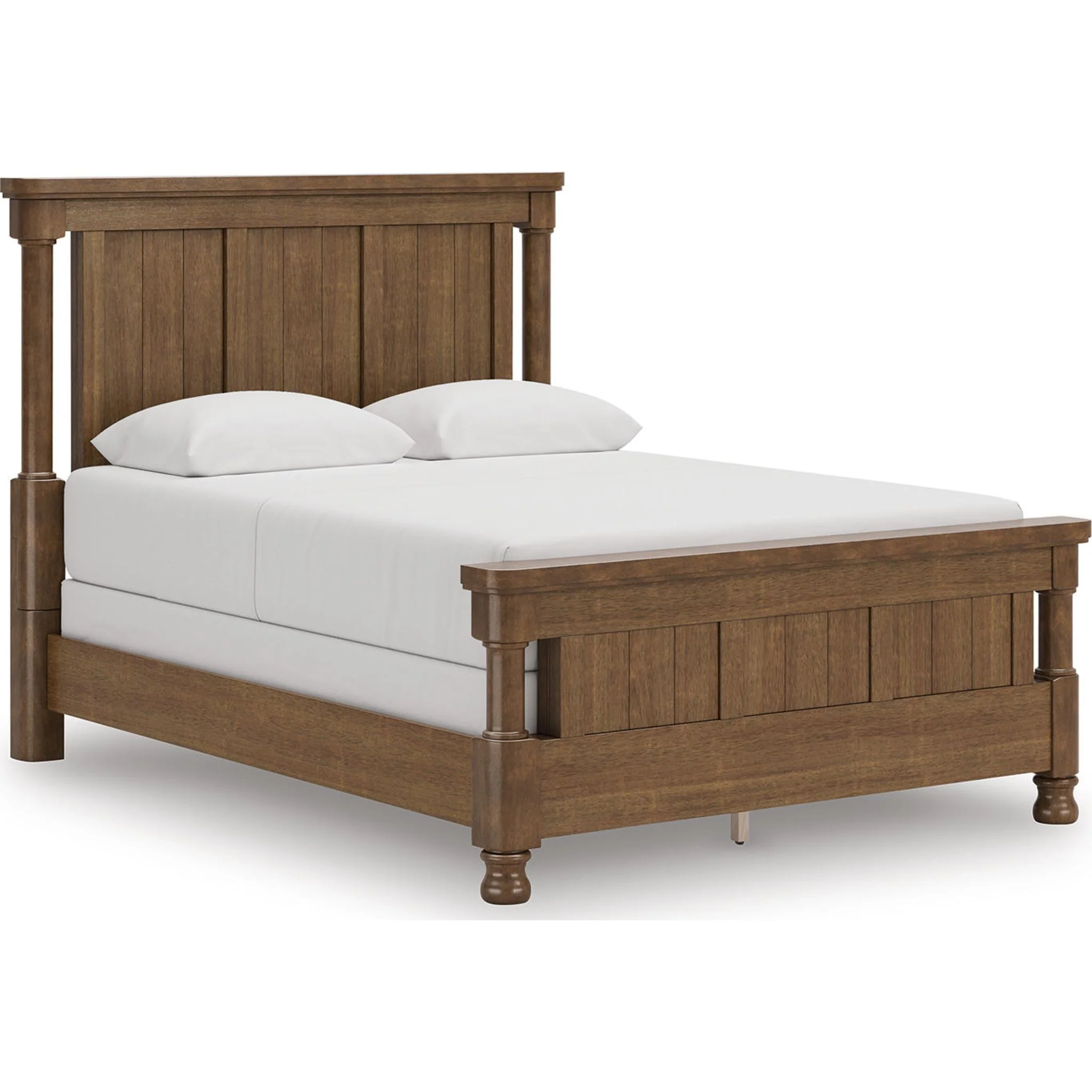 Rowlenstown 6 Piece Queen Poster Bedroom - Brown - Image 9
