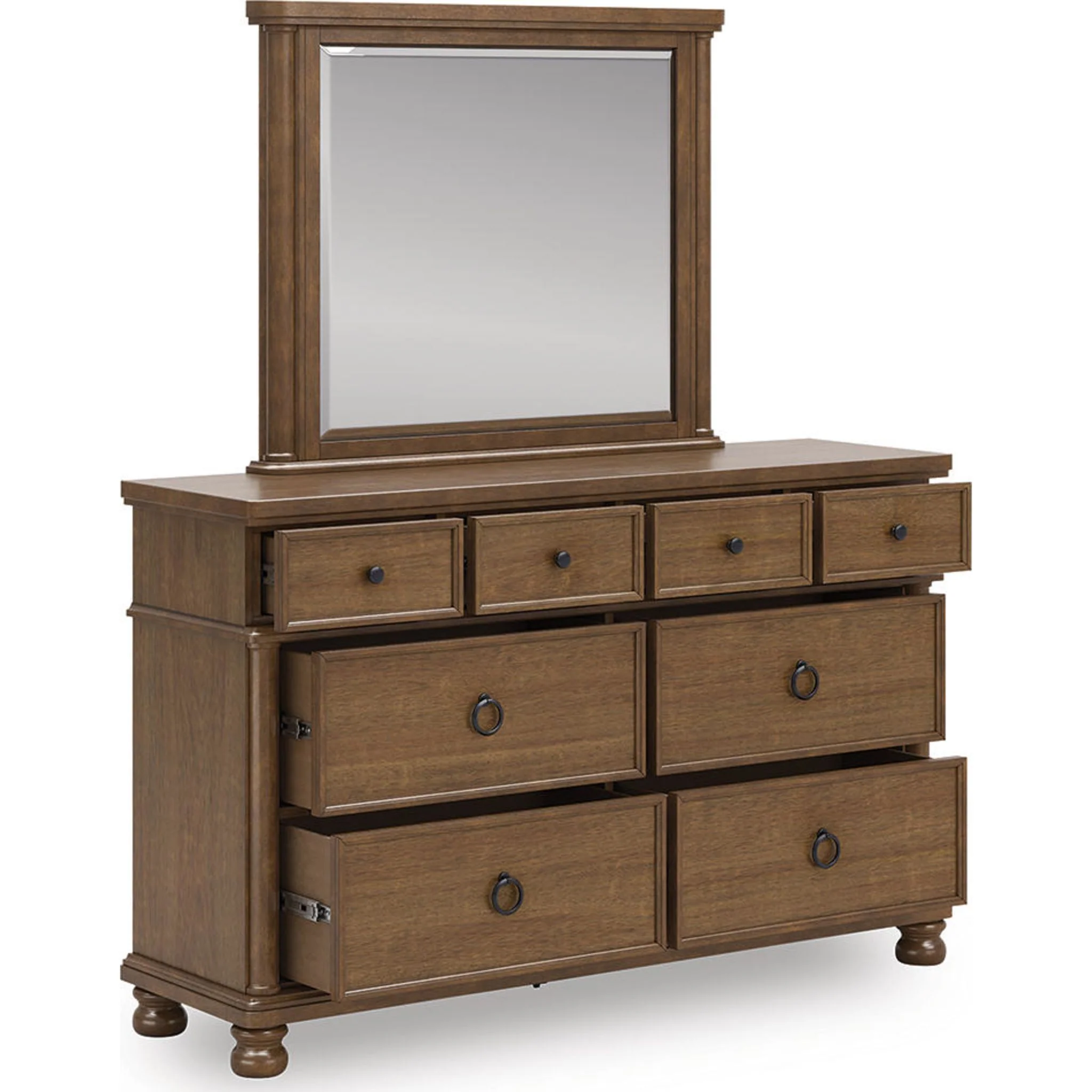 Rowlenstown Dresser and Mirror - Brown - Image 2